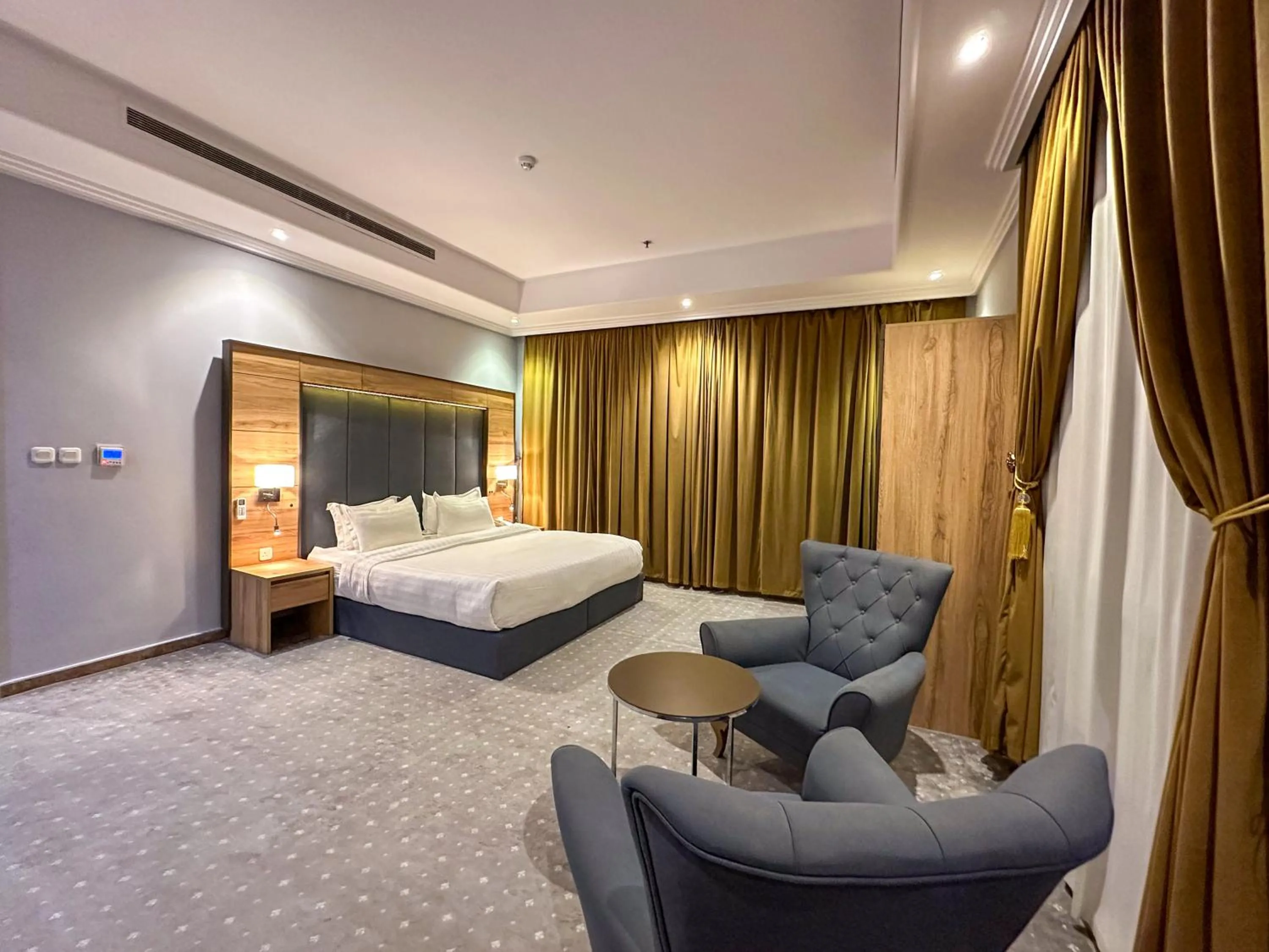 Bed in لافنت بارك للشقق المخدومة - إقتصادي