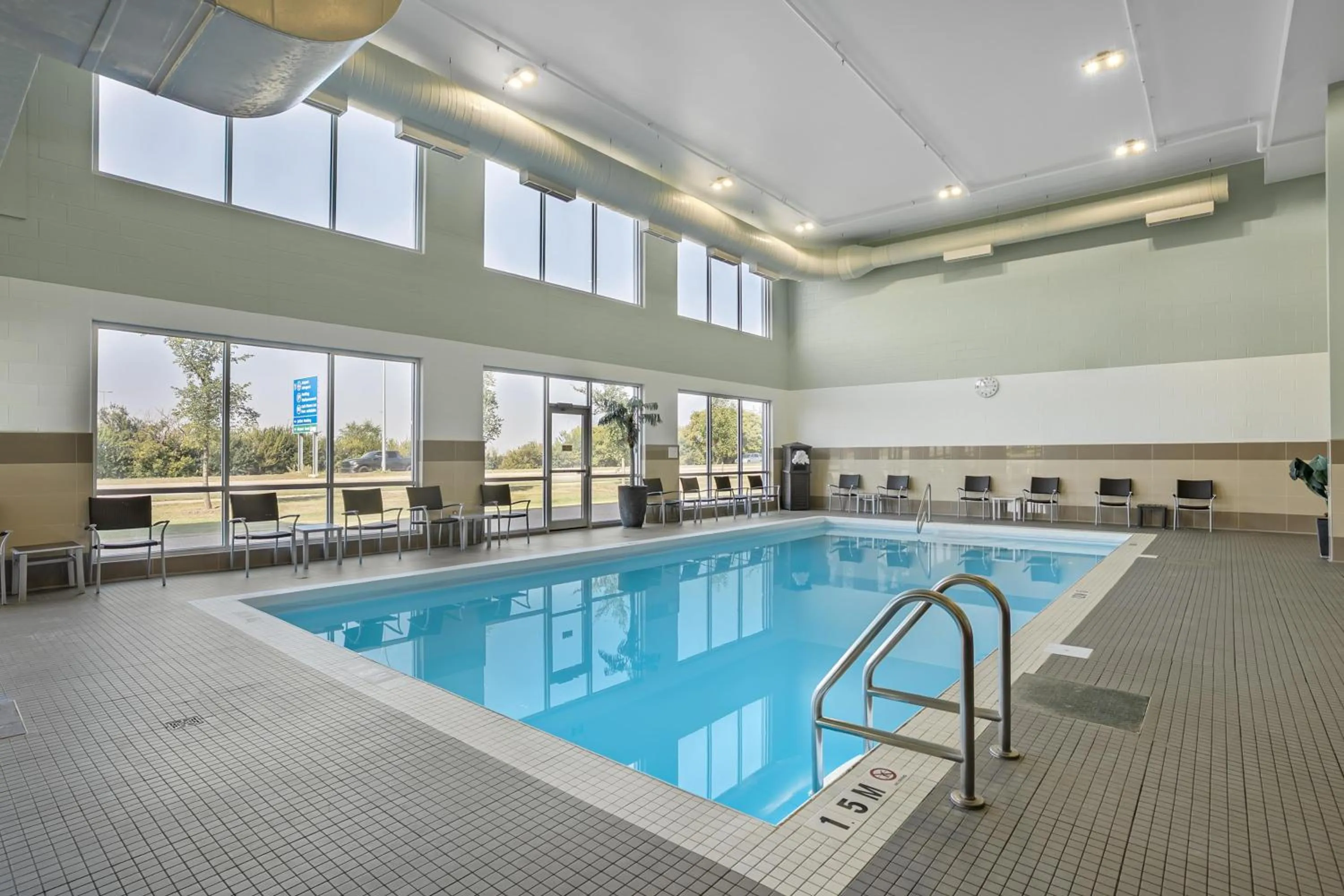 Pool view in Best Western Plus Airport Inn & Suites