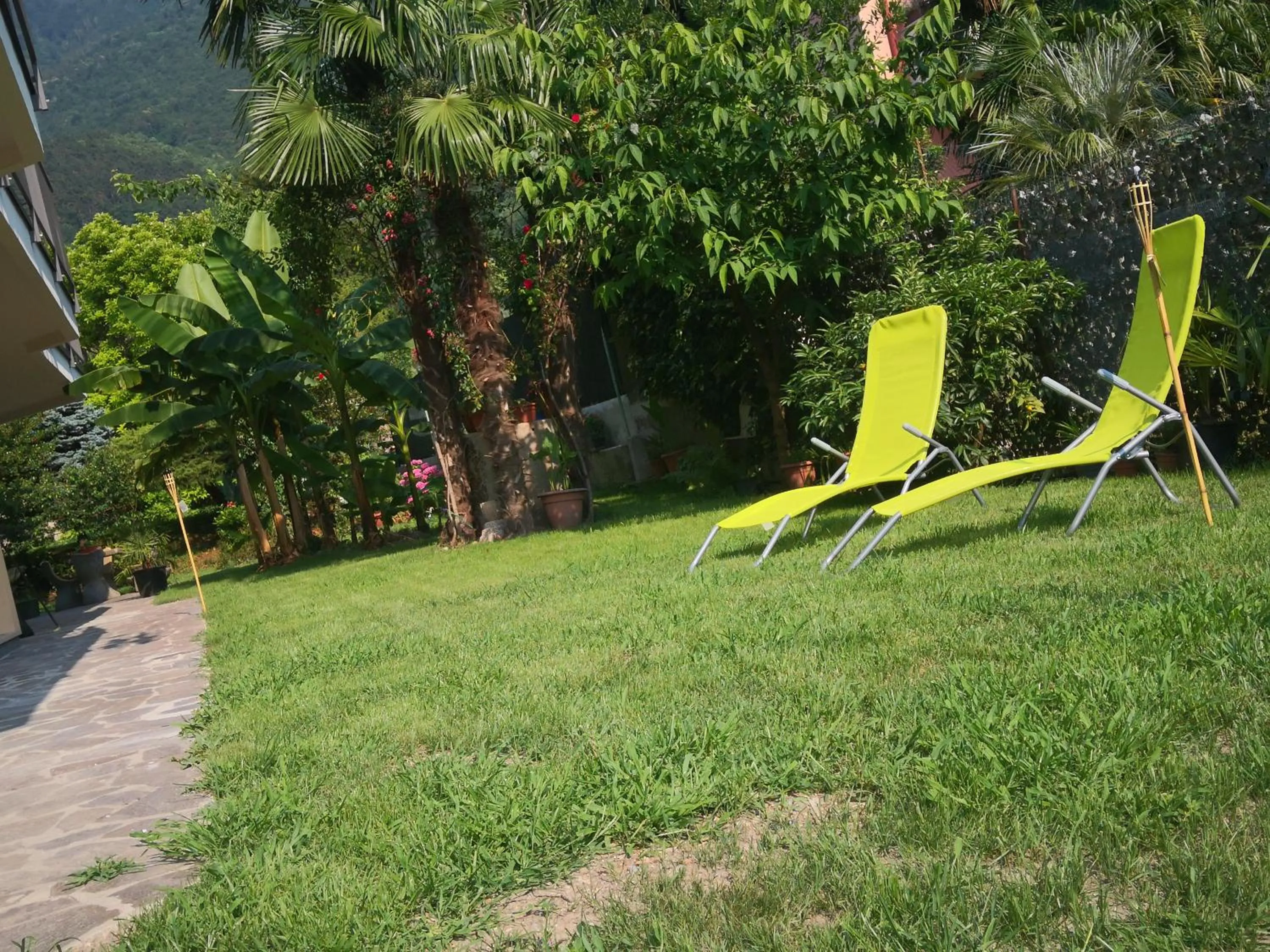 Garden in B&B Esmeralda