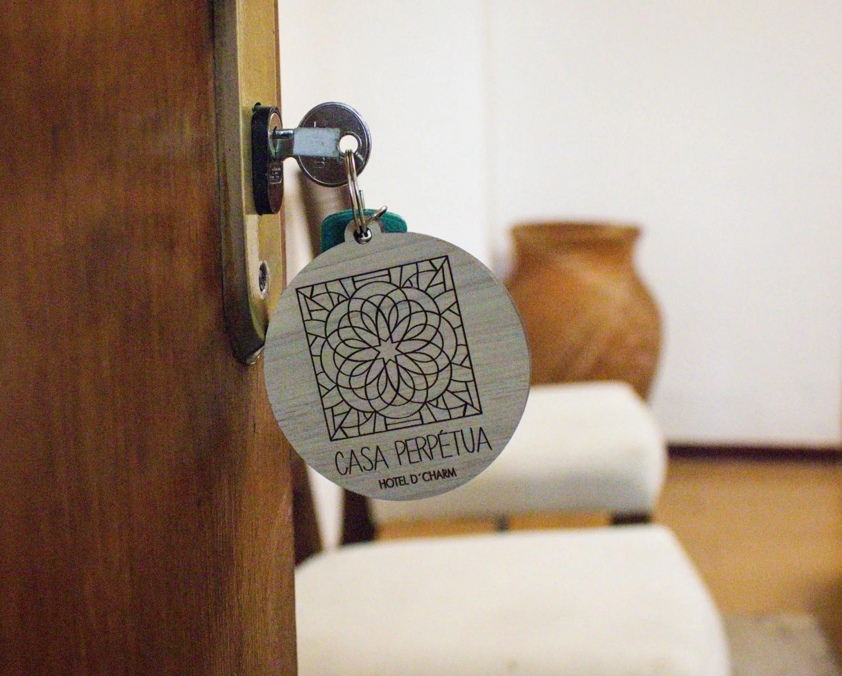 Decorative detail in Casa Perpetua Hotel D Charm