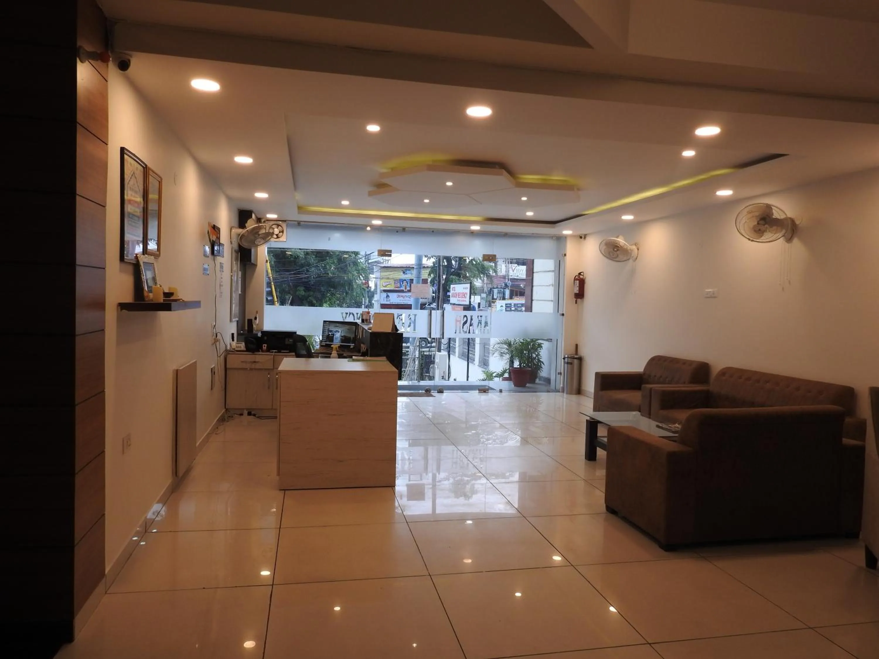 Lobby or reception in Hotel Aakash Residency