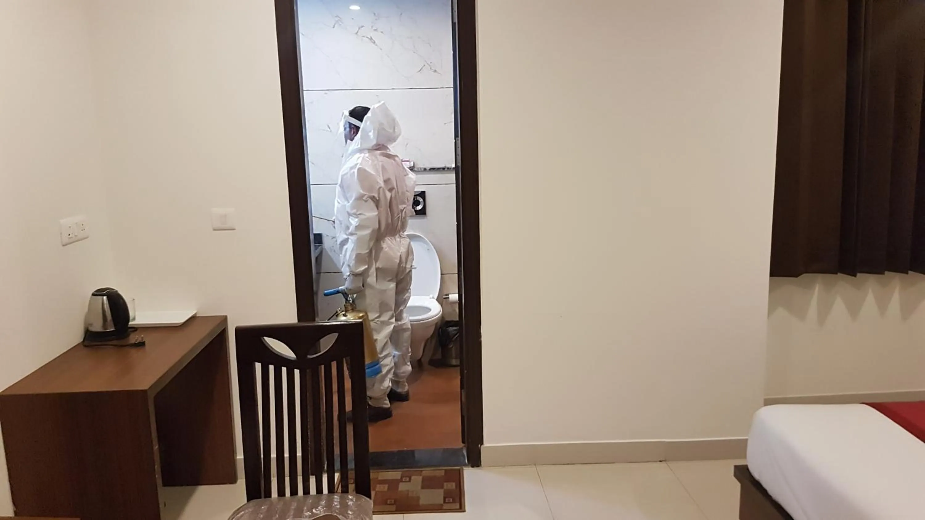 Bathroom in Hotel Aakash Residency