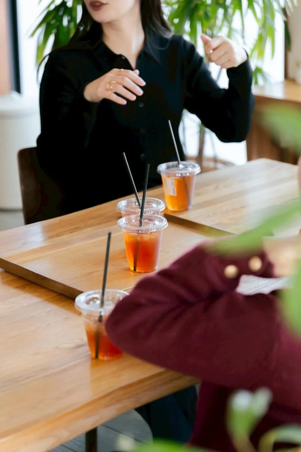 Dining area in cafe&stay CASTANA