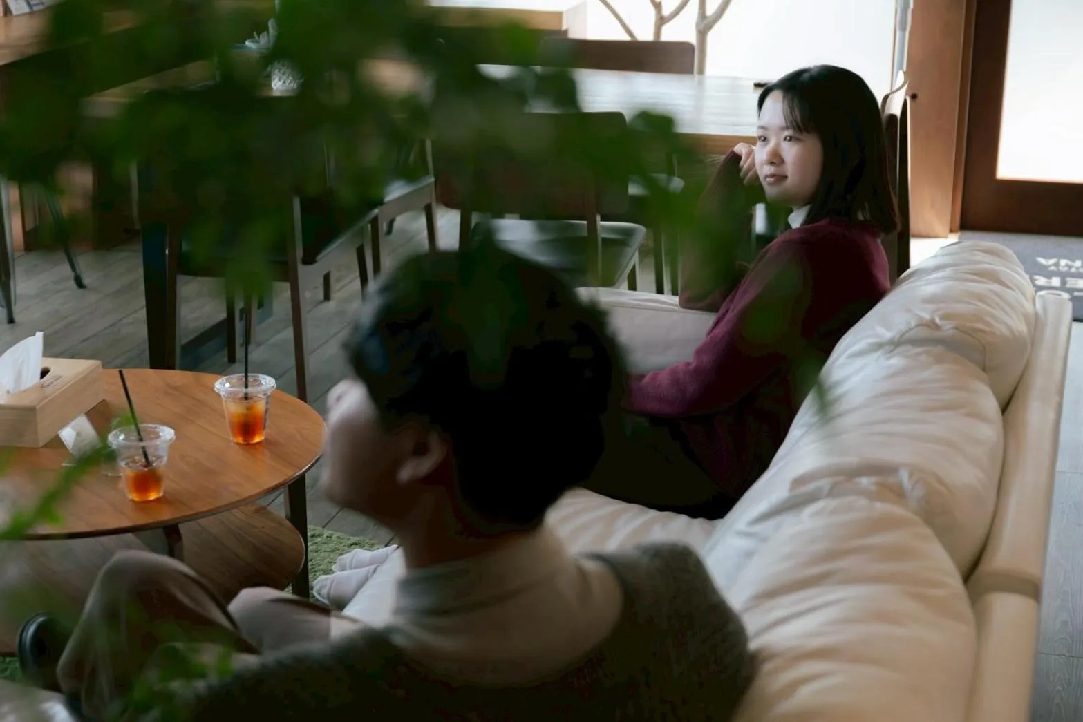 Living room in cafe&stay CASTANA