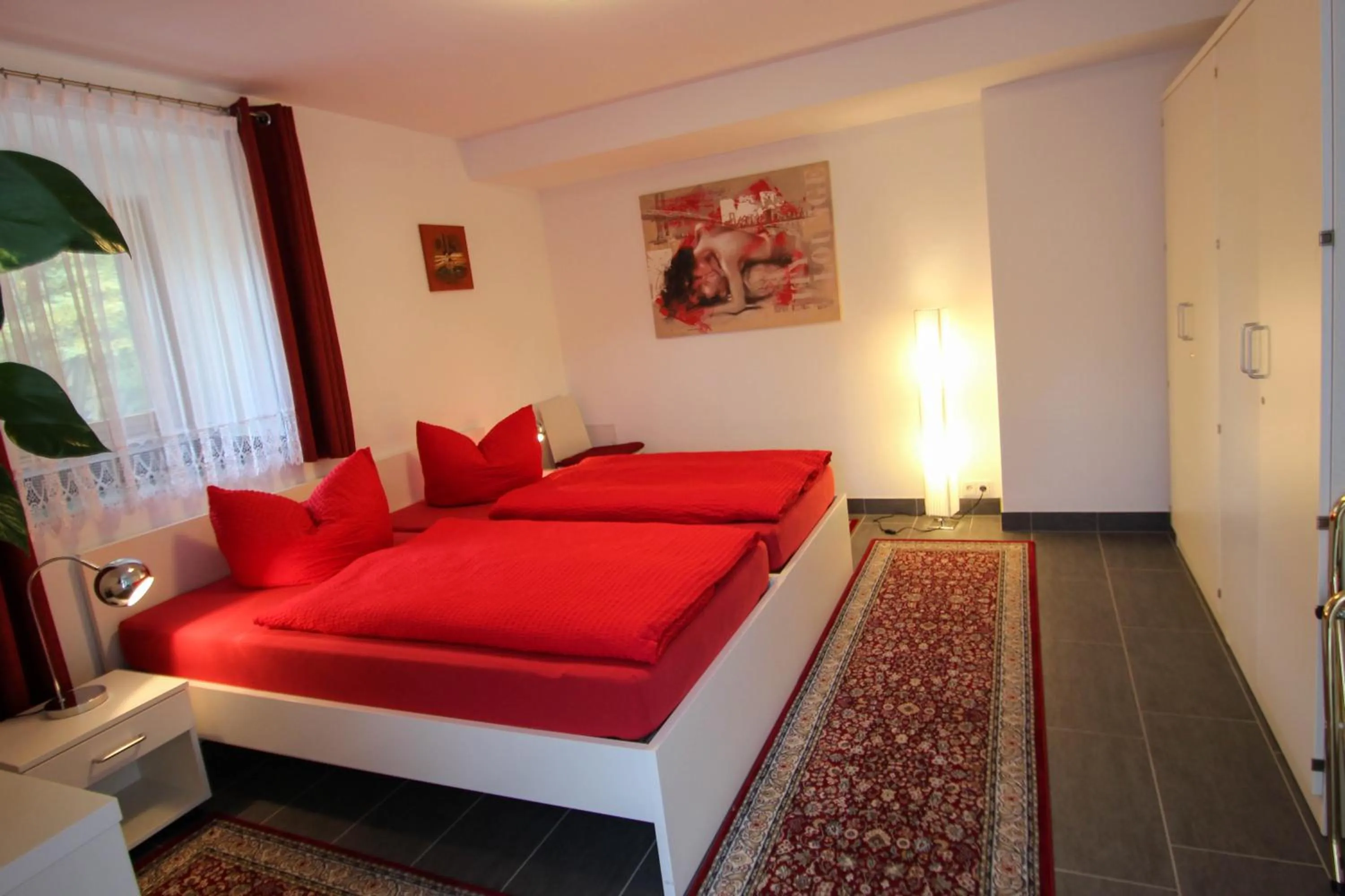 Bed in Pension-Maustmühle