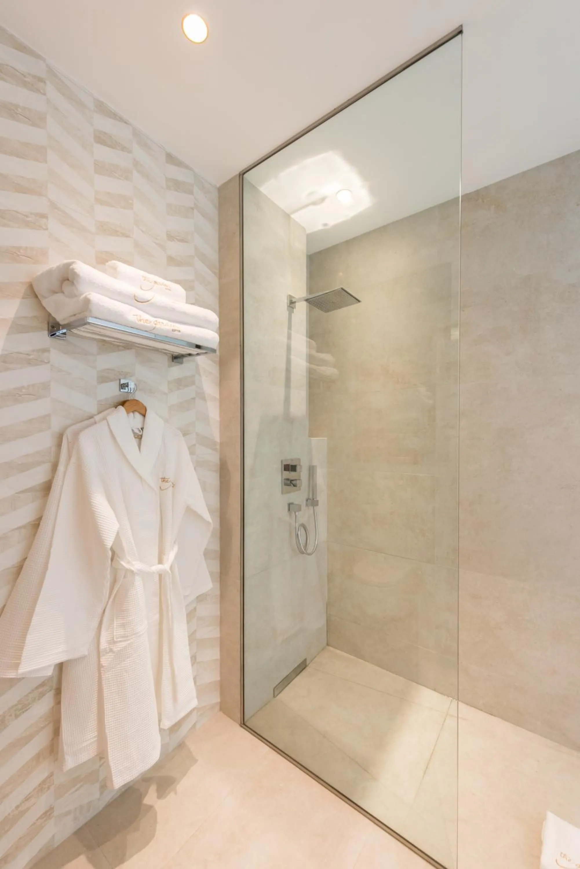 Shower in The Garden Suites