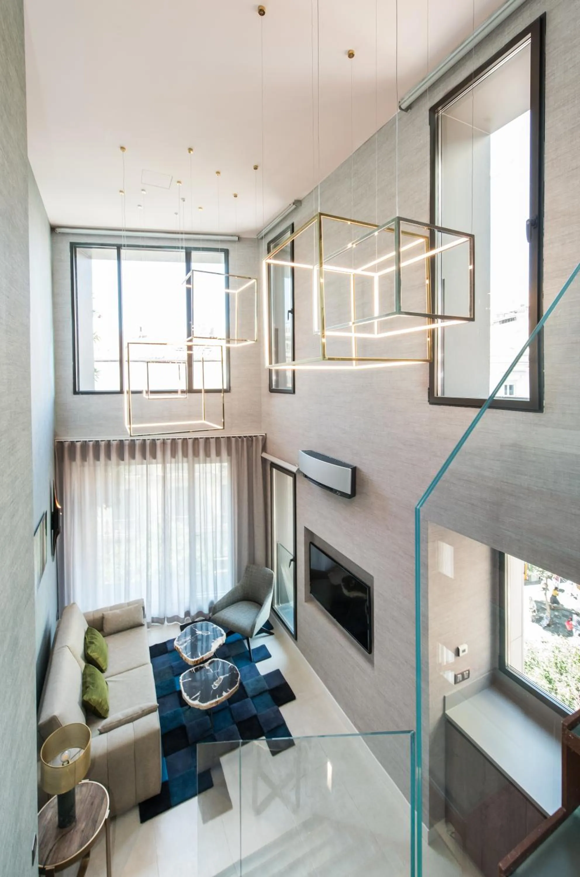 Living room in The Garden Suites