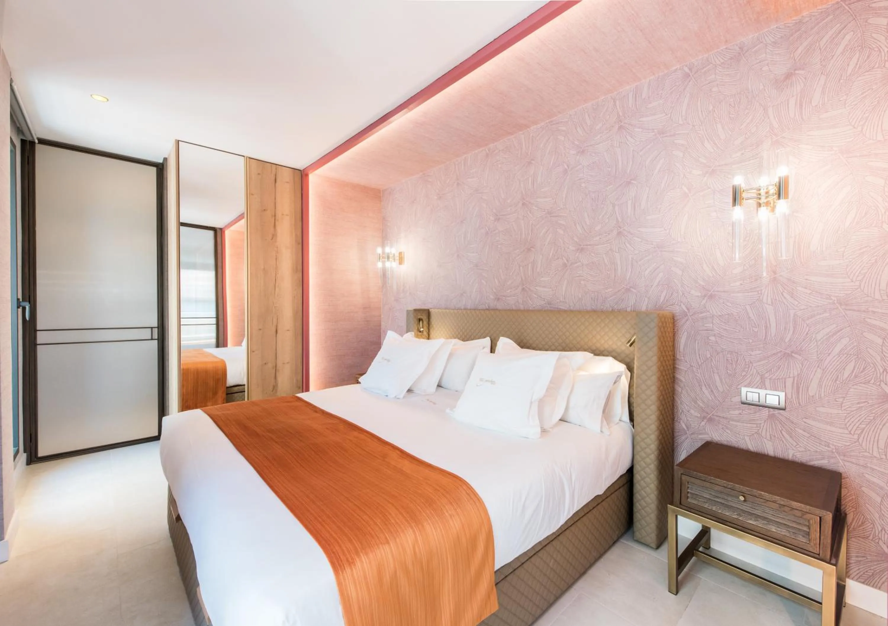 Bed in The Garden Suites