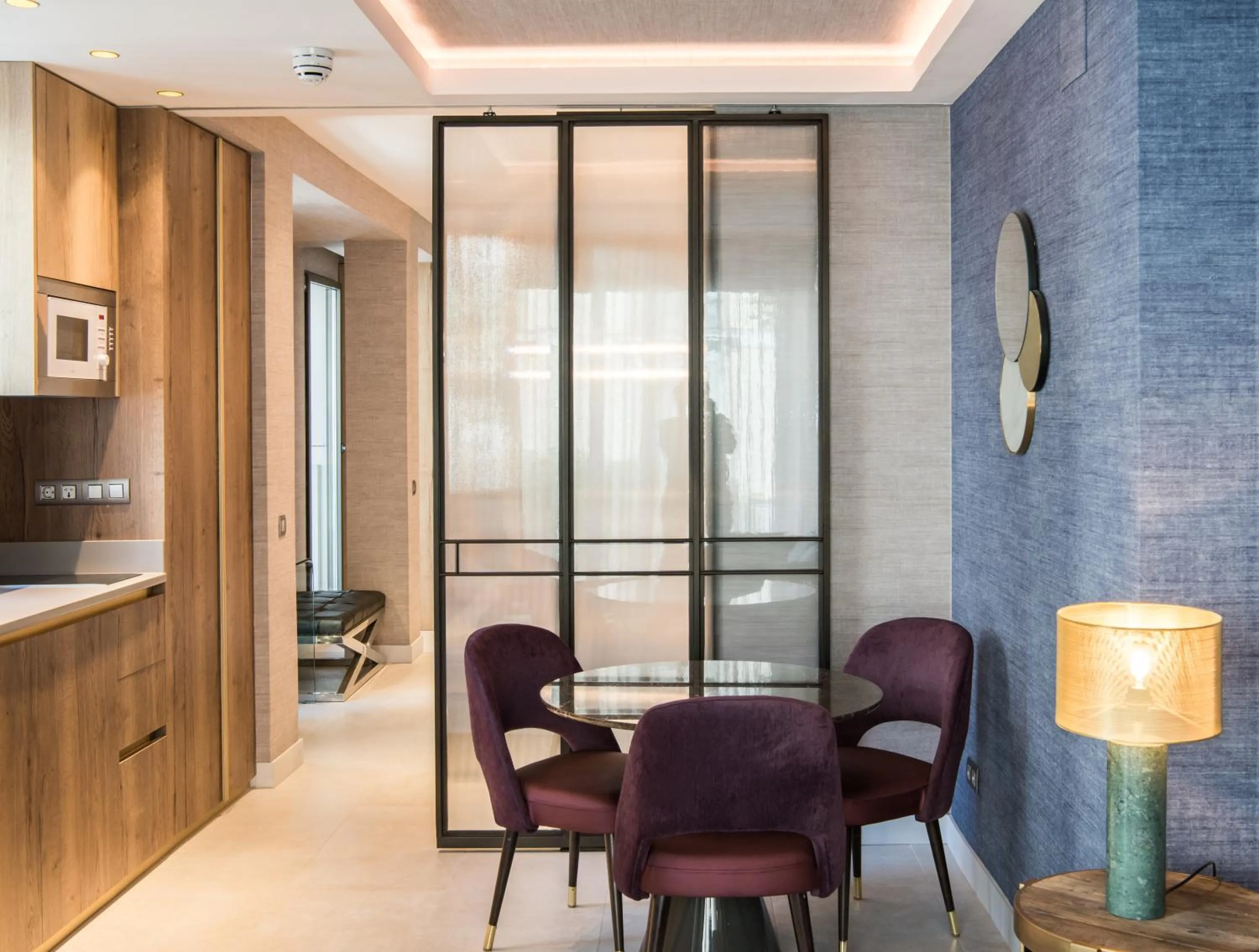 Living room in The Garden Suites