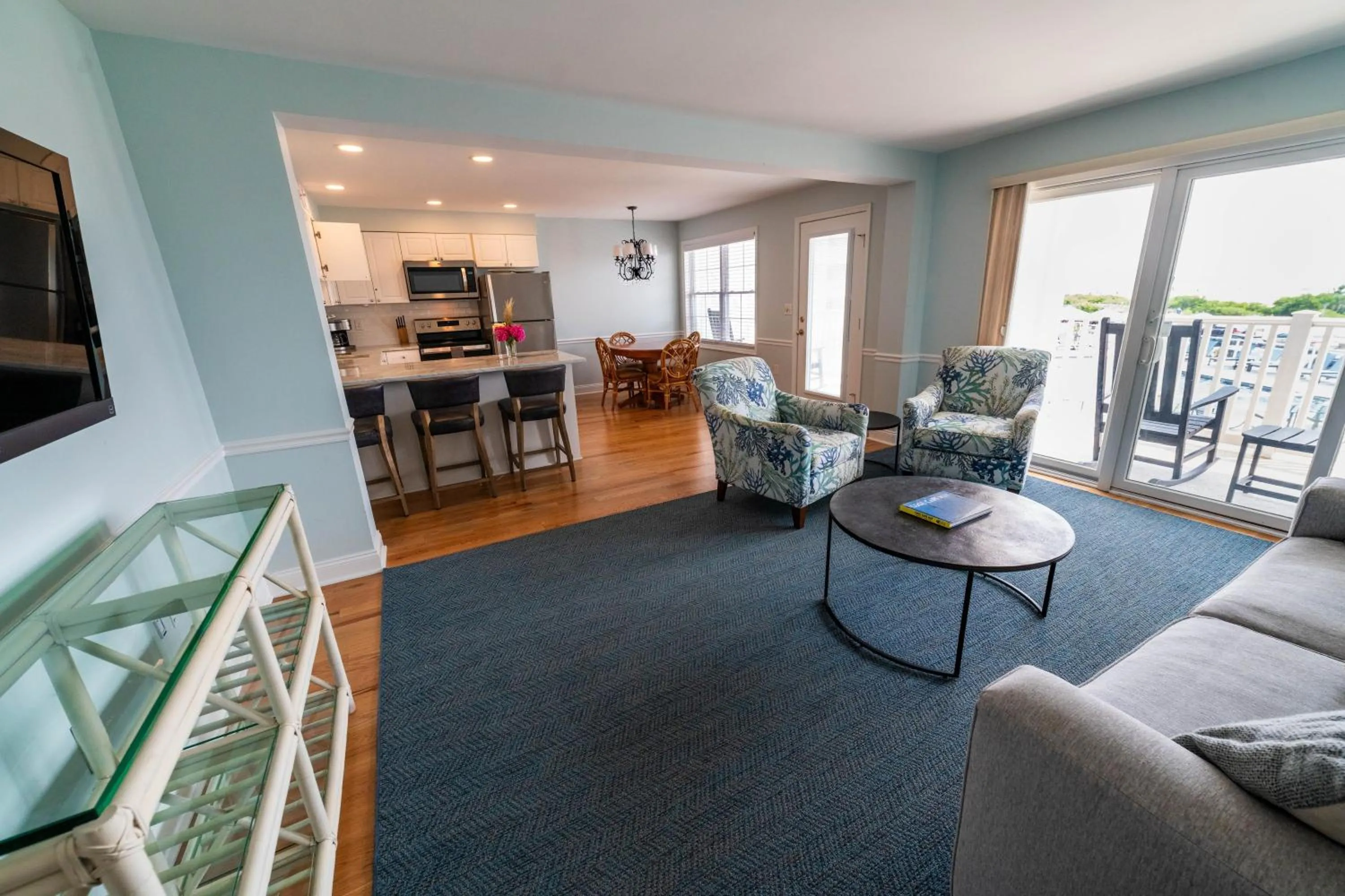 Living room in Sandpiper Beach Club