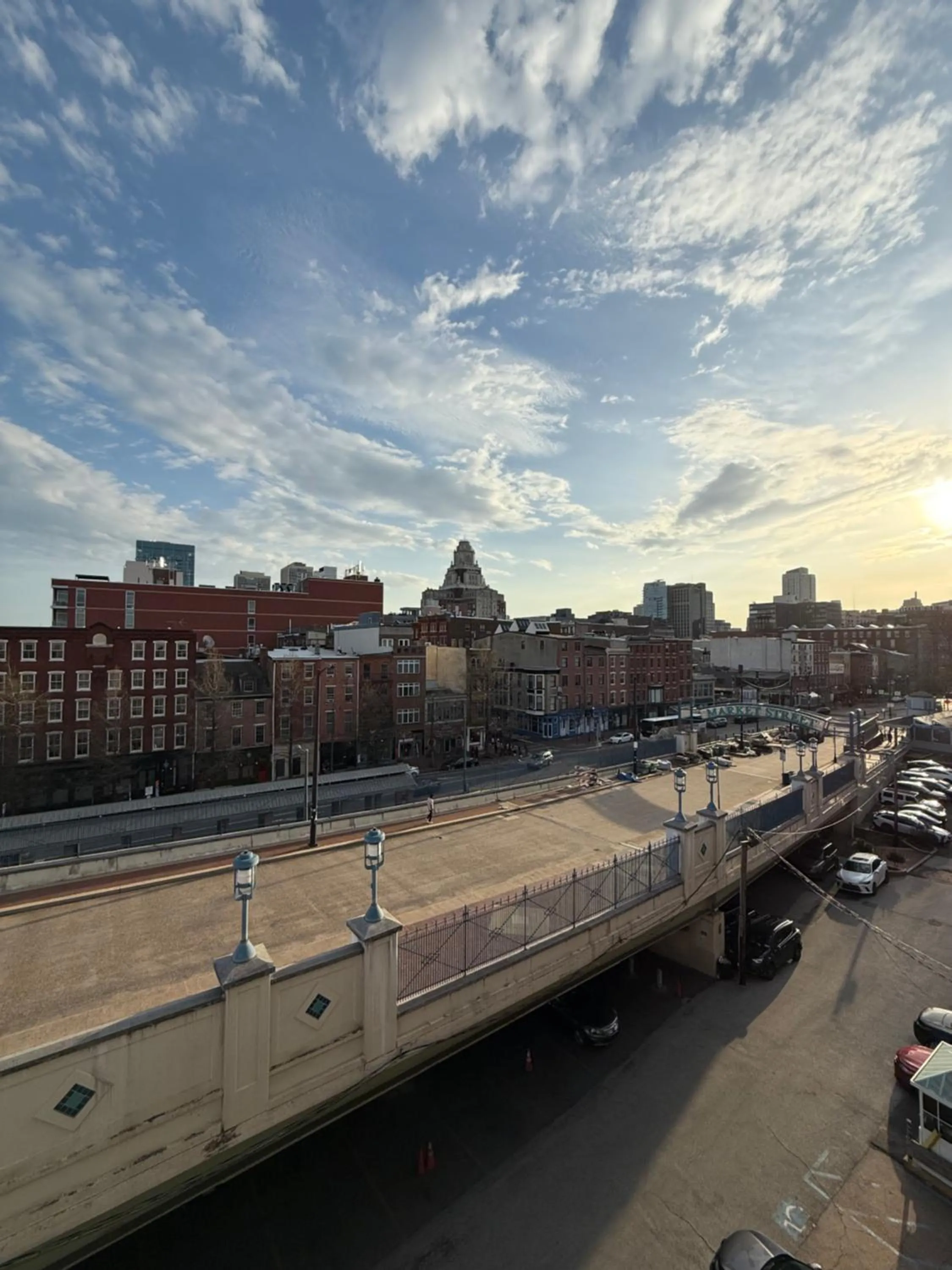 City view in Penn's View Hotel Philadelphia