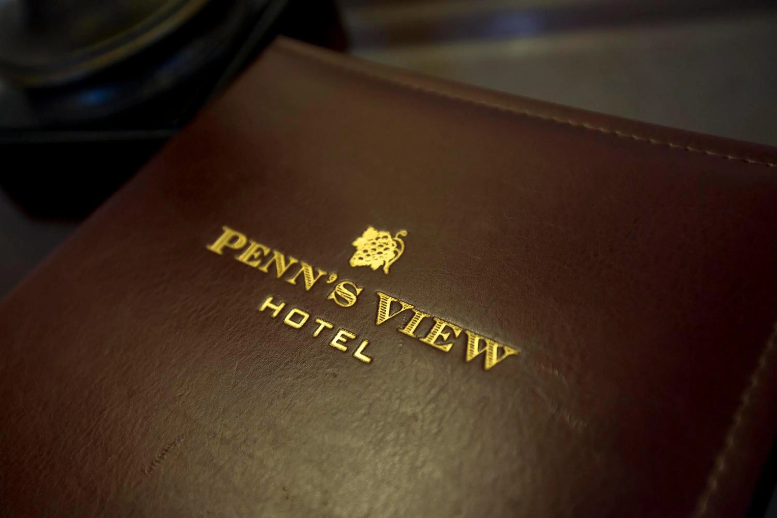 Text overlay in Penn's View Hotel Philadelphia