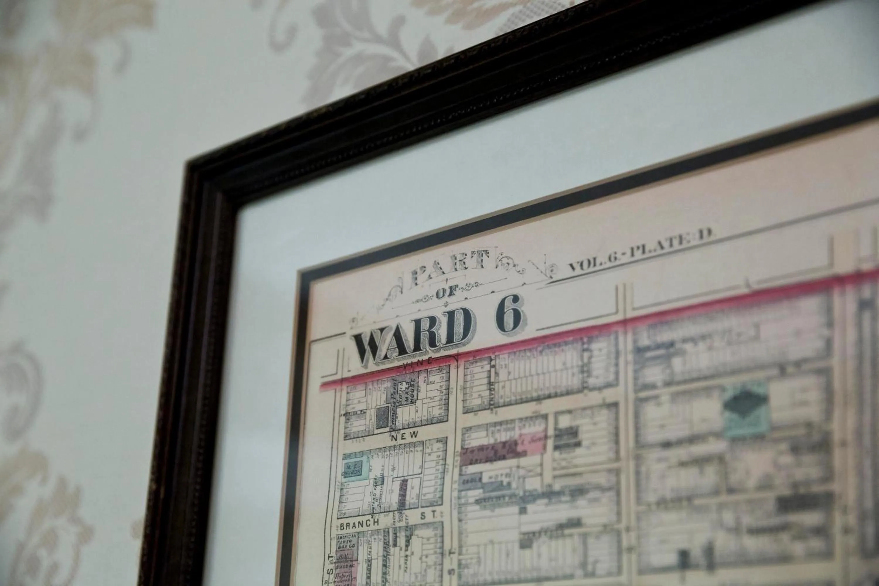 Decorative detail in Penn's View Hotel Philadelphia