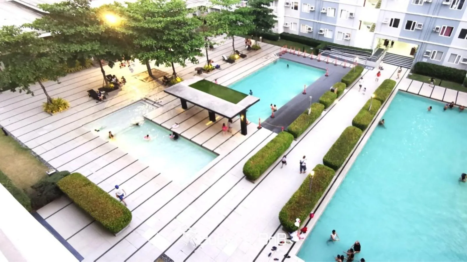 Swimming pool in Butler's BnB @ Trees Residences QC Phil