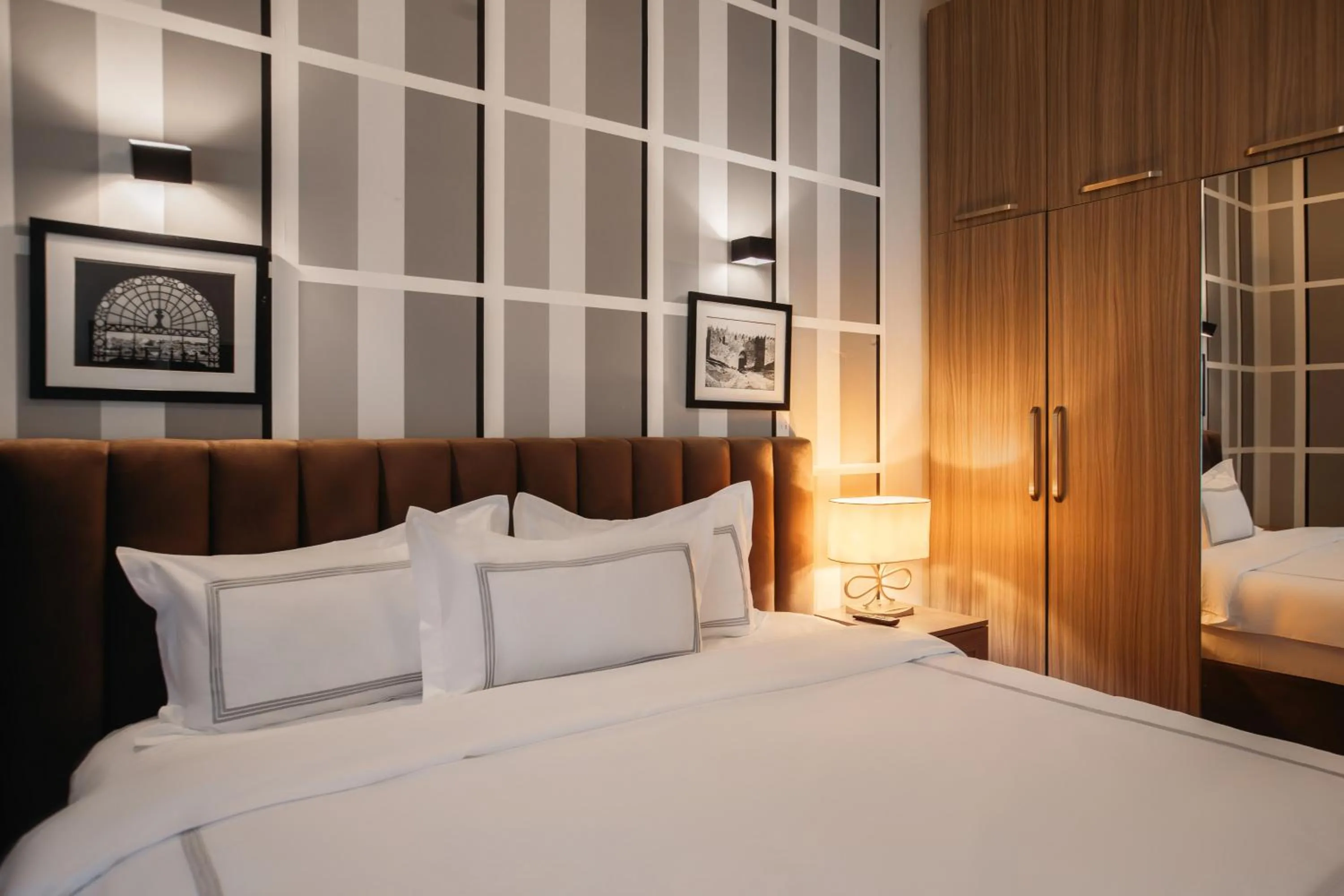 Bed in Elea Old Tbilisi Hotel