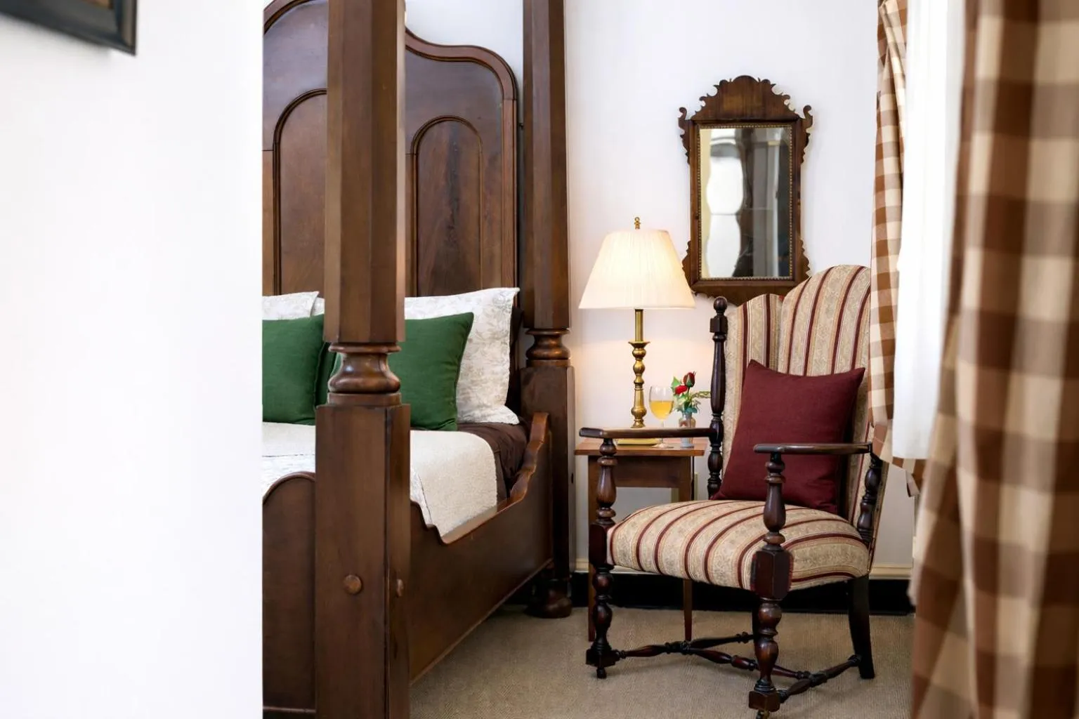 Bed in Rachael's Dowry Bed and Breakfast