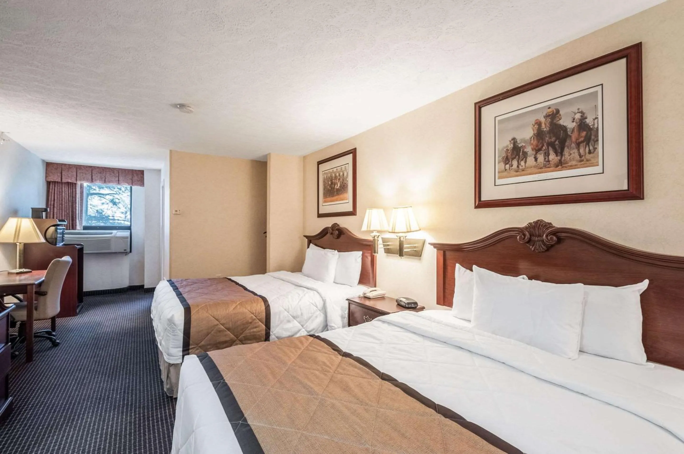 Photo of the whole room, Bed in Rodeway Inn & Suites Charles Town