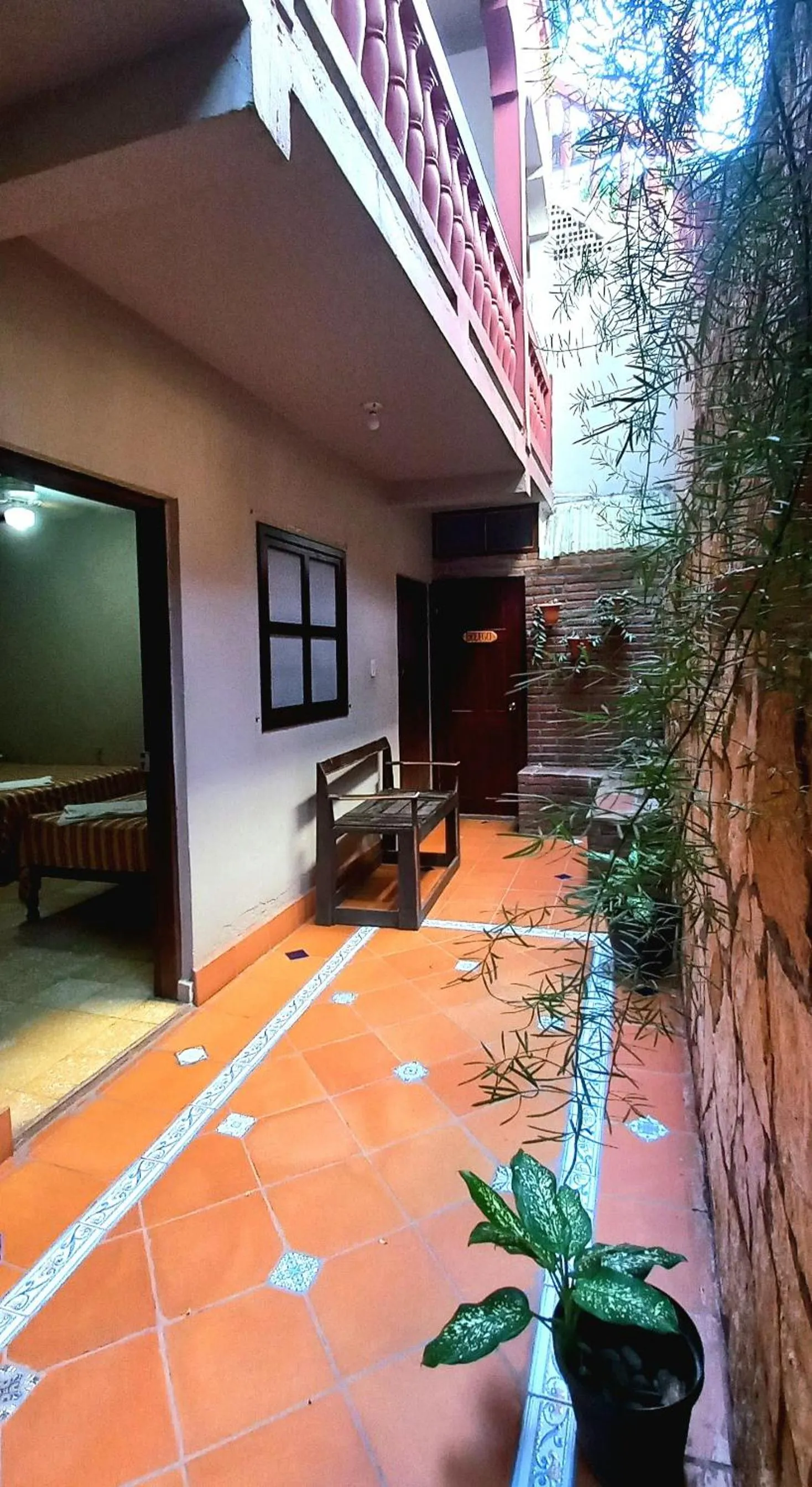 Patio in Hotel Rosalila