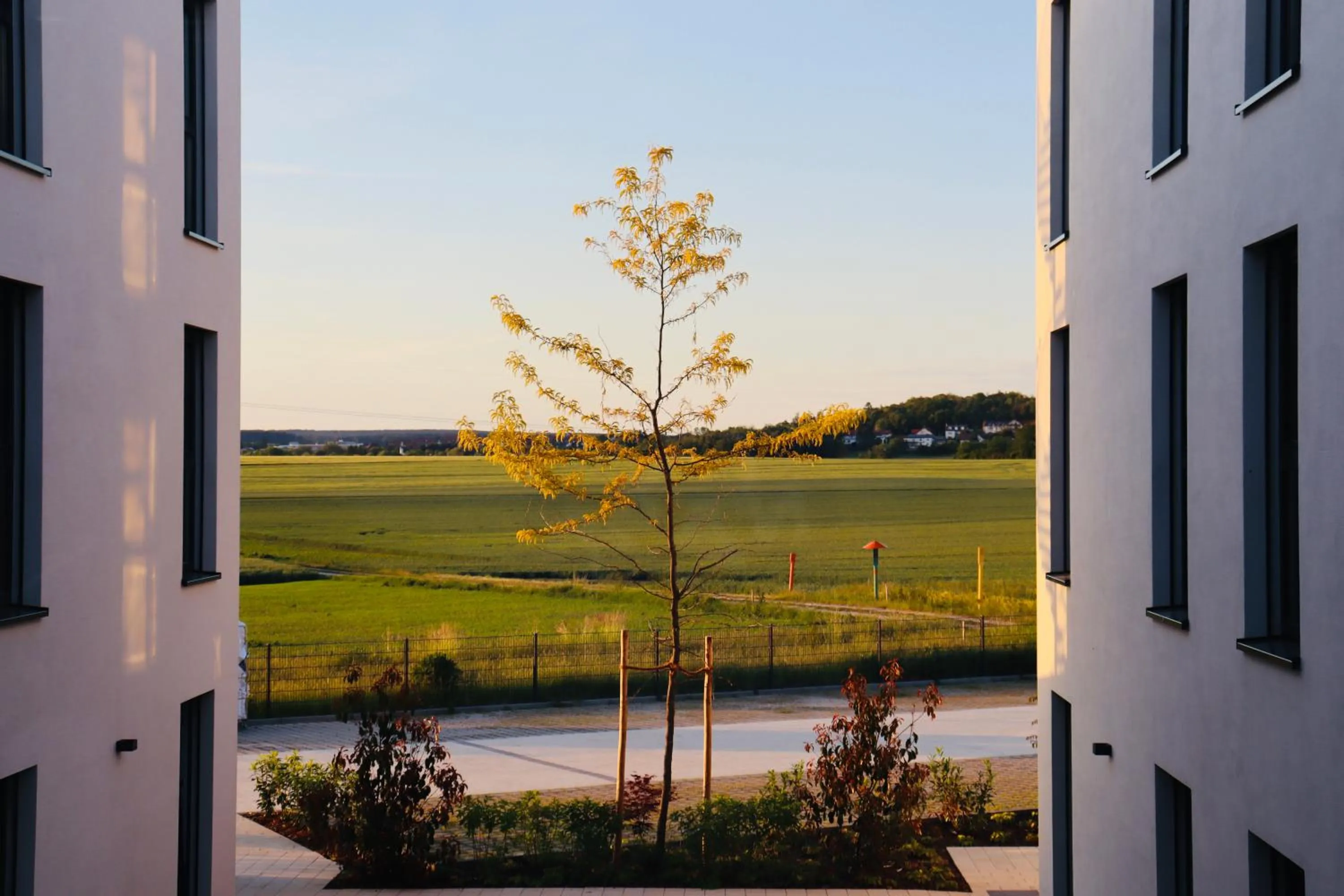 Garden view in Intergroup Business & Design Hotel Ingolstadt