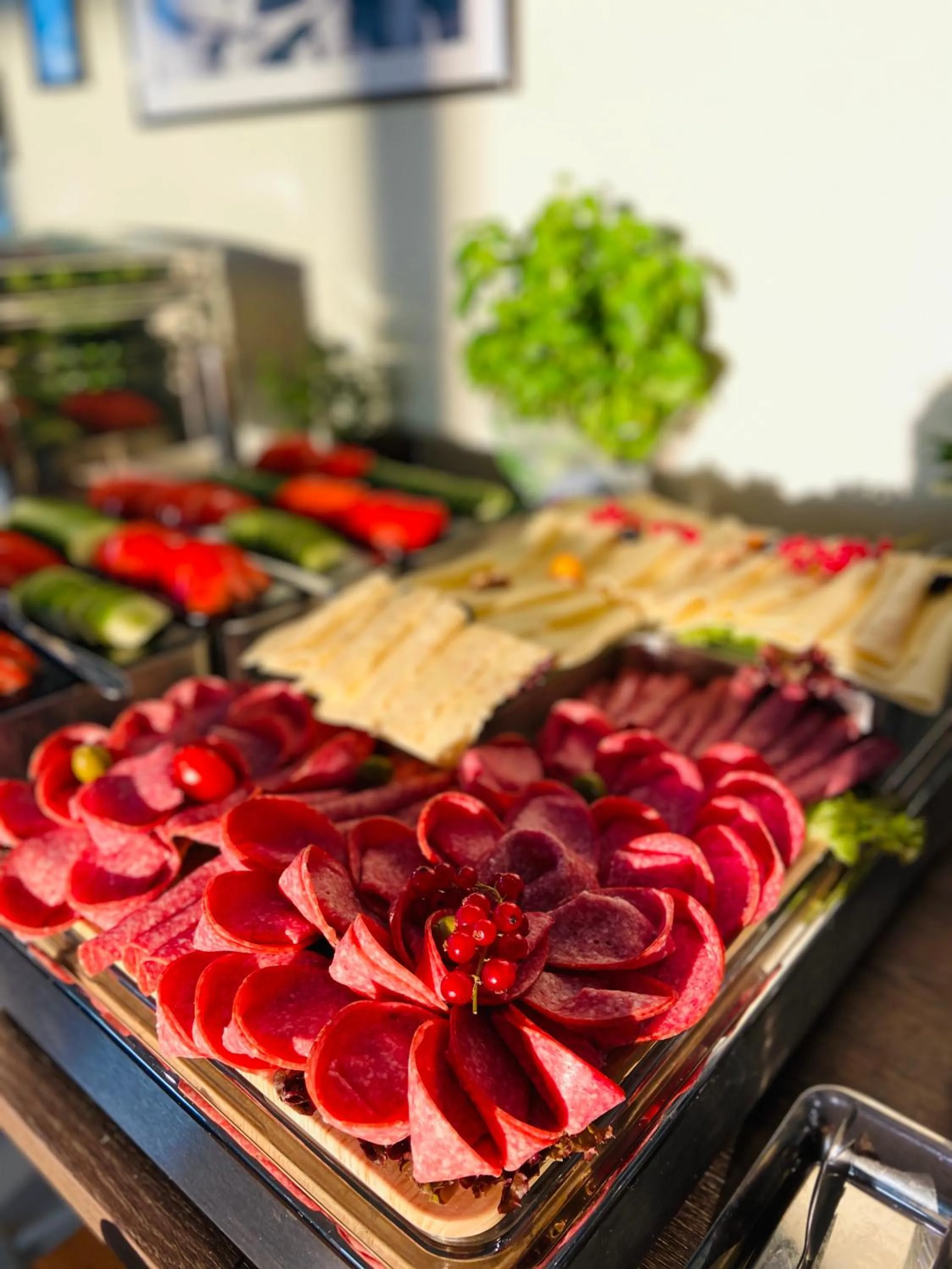 Buffet breakfast in Intergroup Business & Design Hotel Ingolstadt