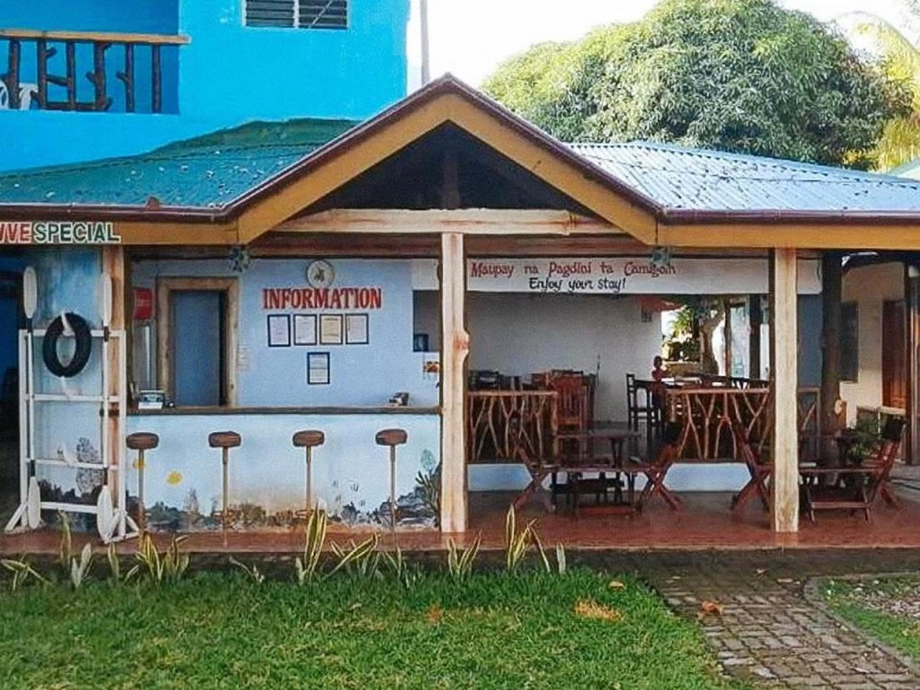 Property building in July's Haven Seaside Pension Camiguin