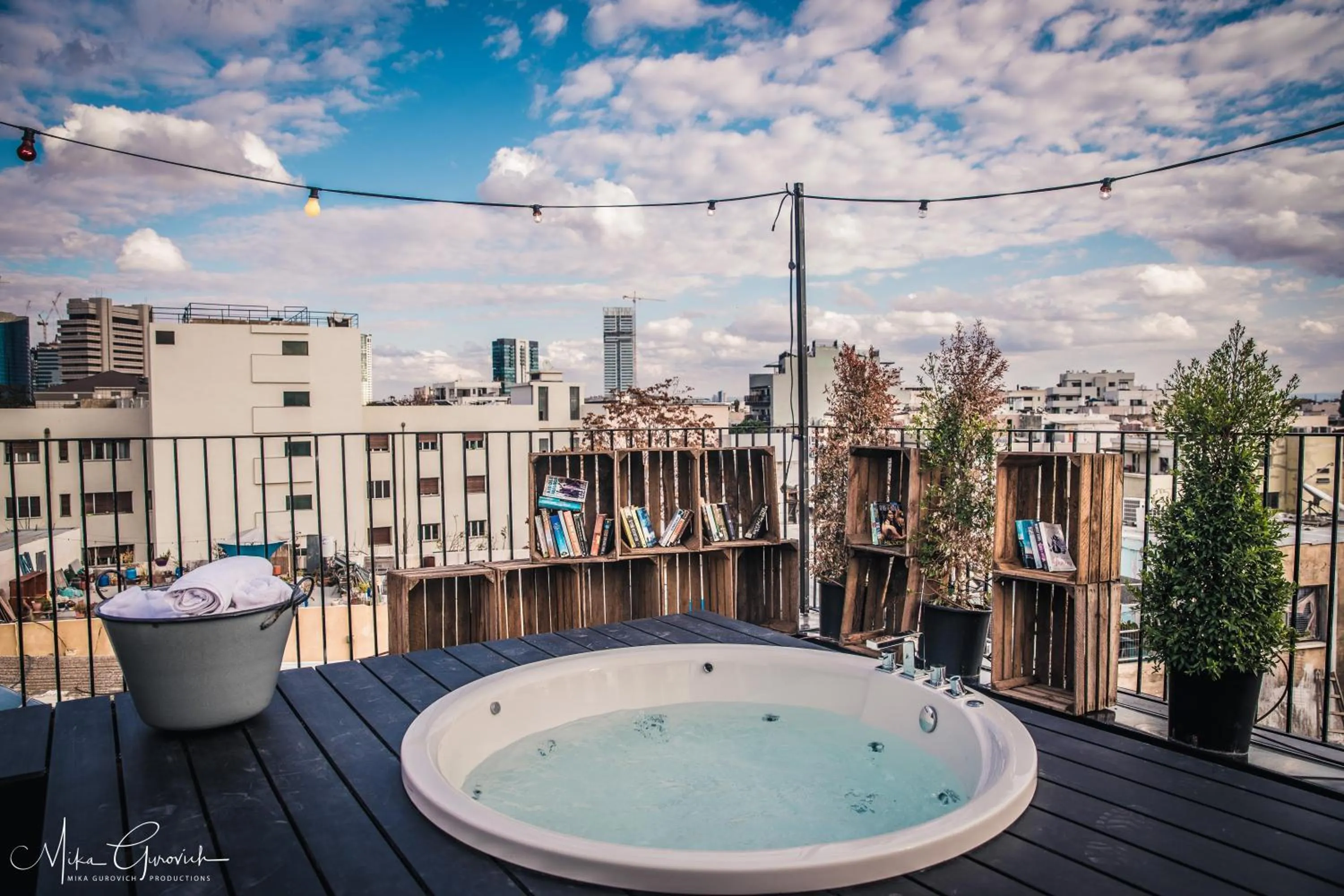 Hot Tub in Dave Levinsky, a member of Brown Hotels