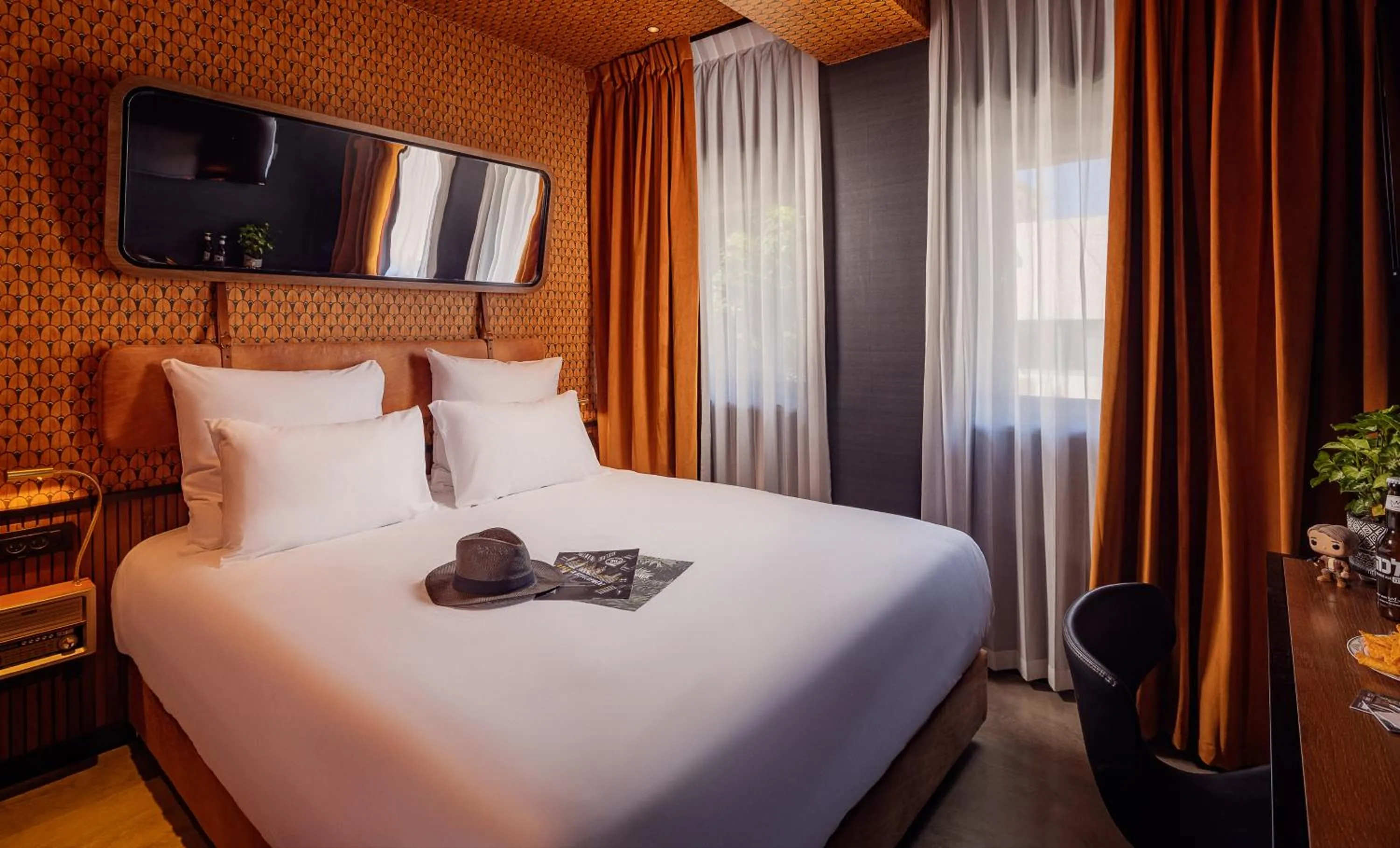 Bed in Dave Levinsky, a member of Brown Hotels