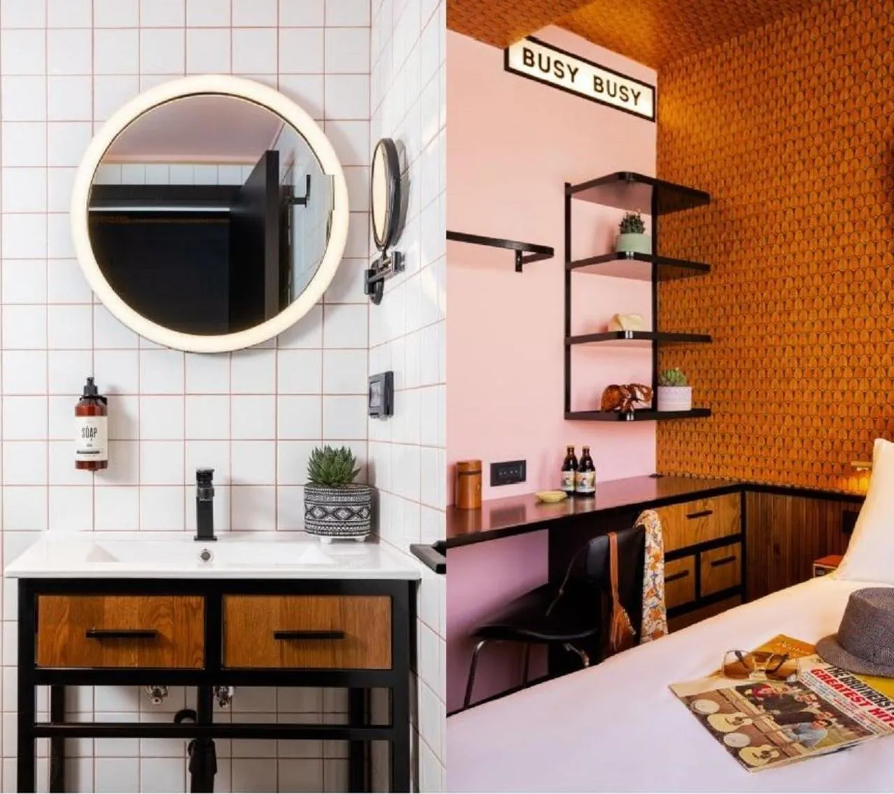 Bathroom in Dave Levinsky, a member of Brown Hotels