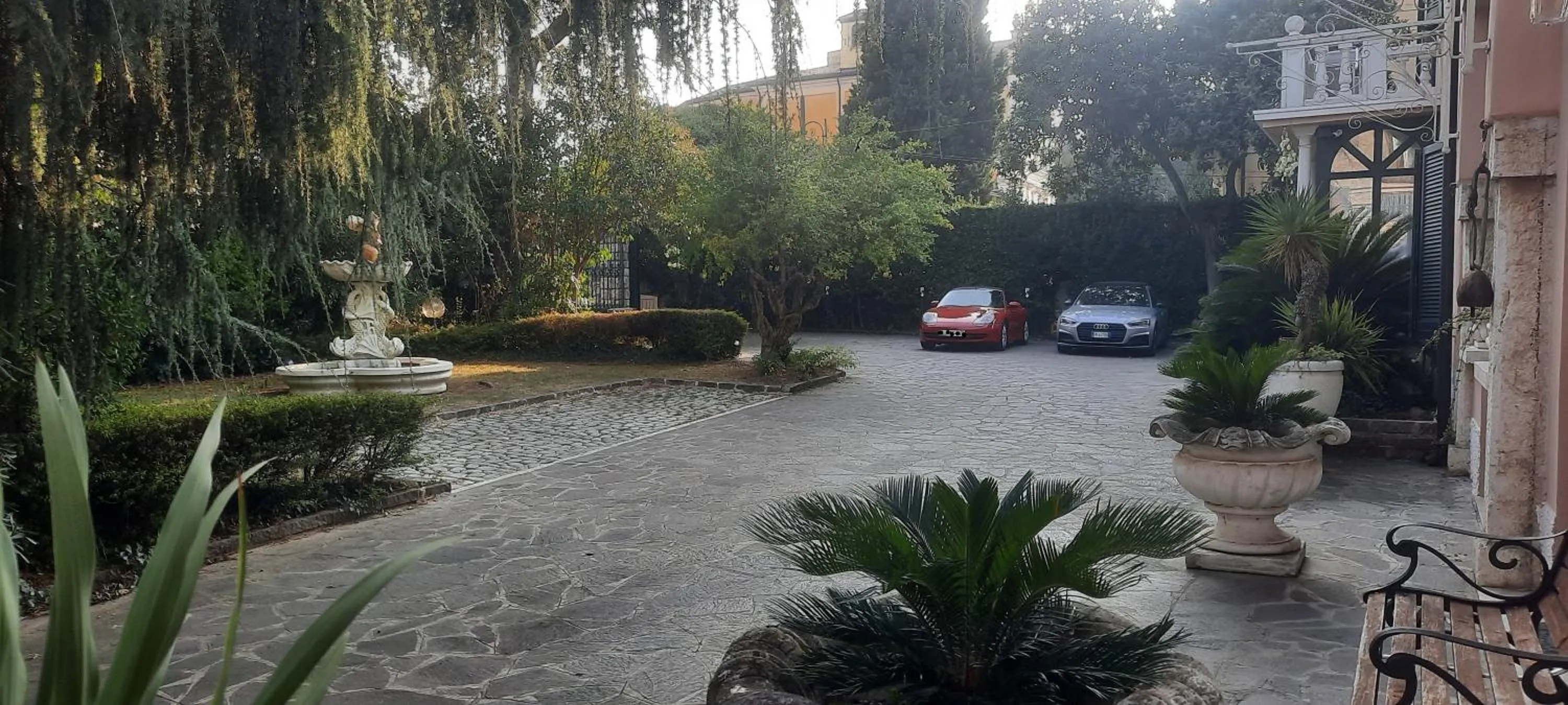 Garden in B&B Villa Fiorini