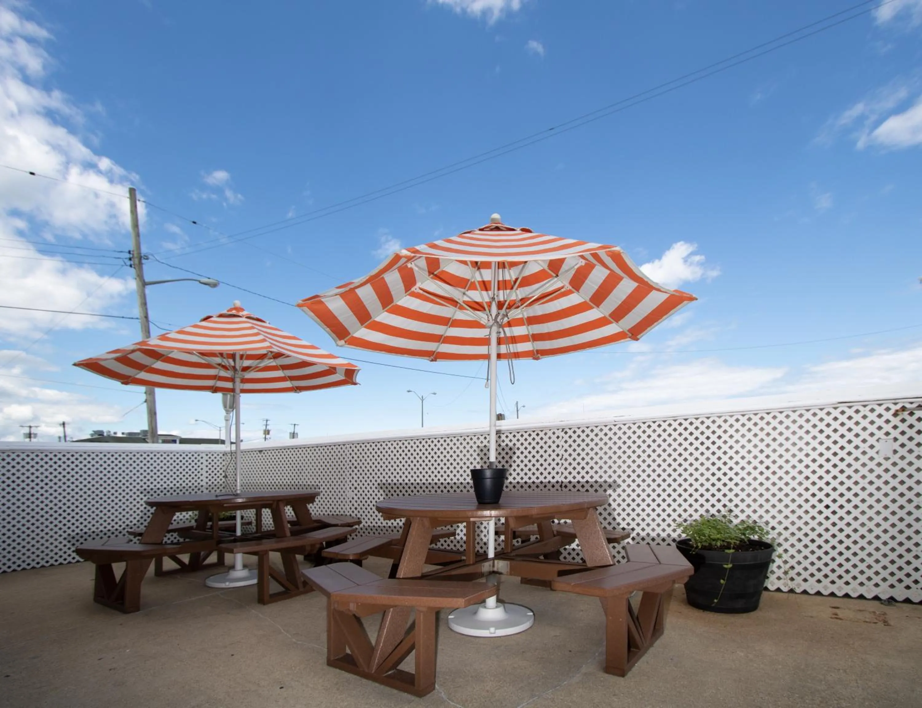 Balcony/Terrace in Charlroy Motel