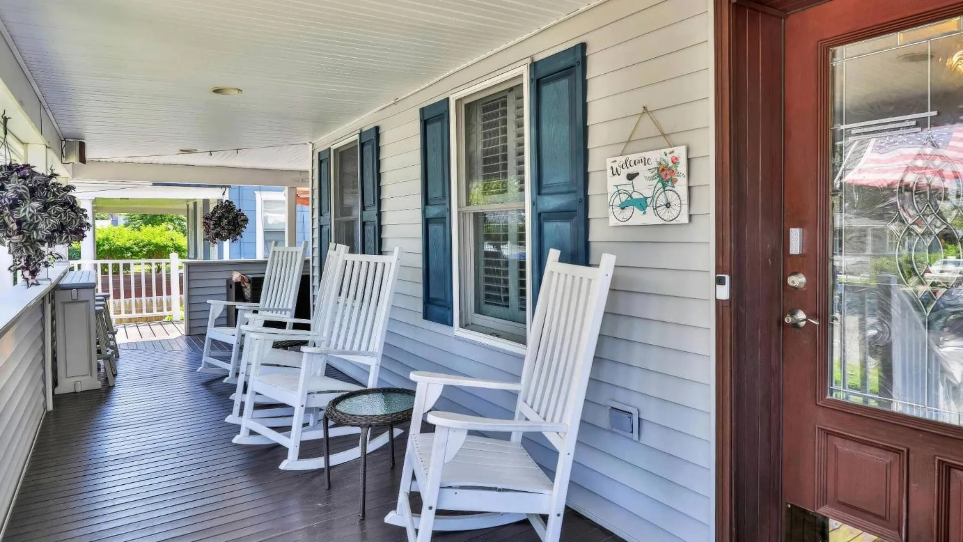 Patio in Tandem Bike Inn
