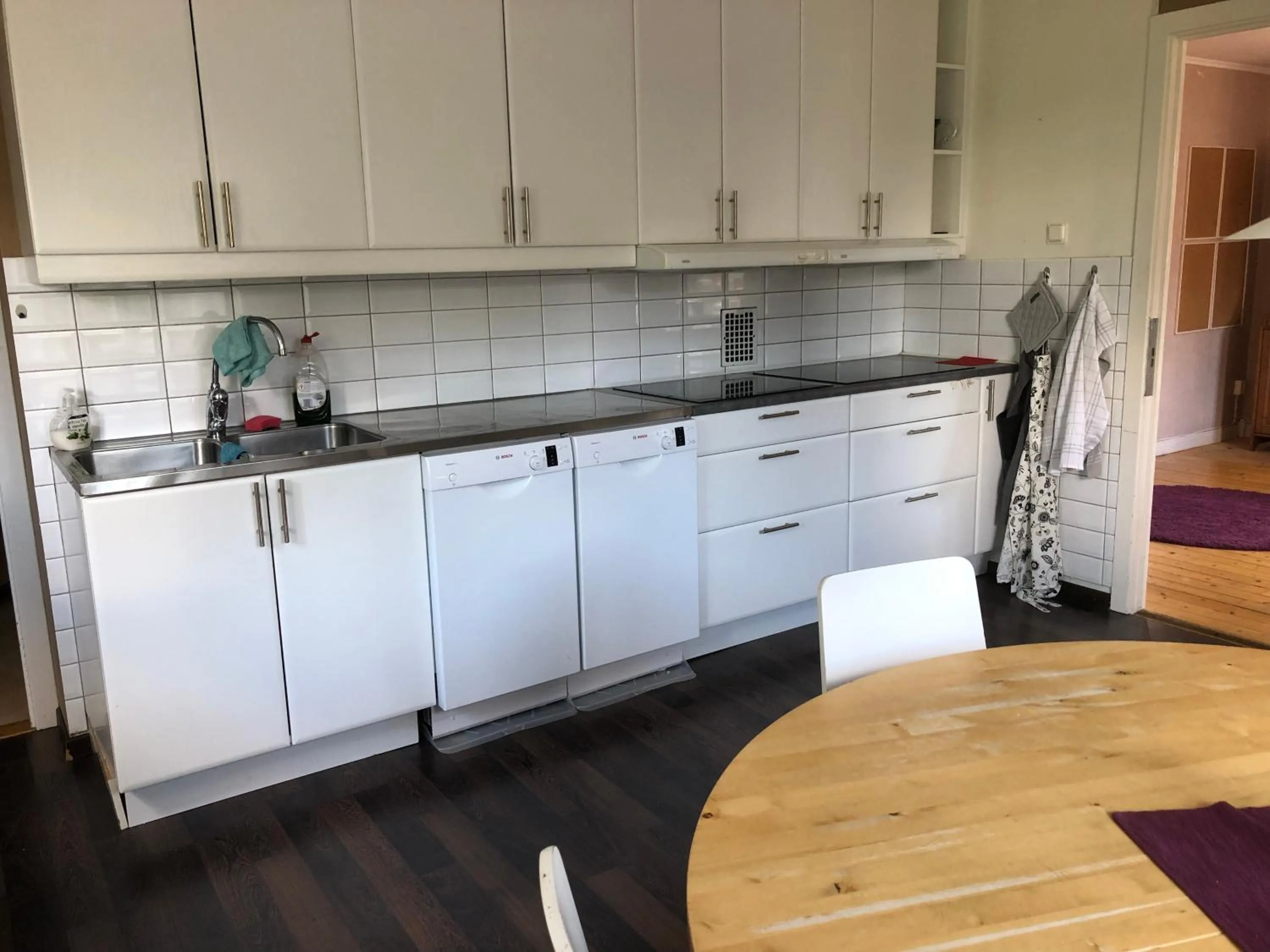 Communal kitchen in Bergåsa bed & kitchen Drängsered