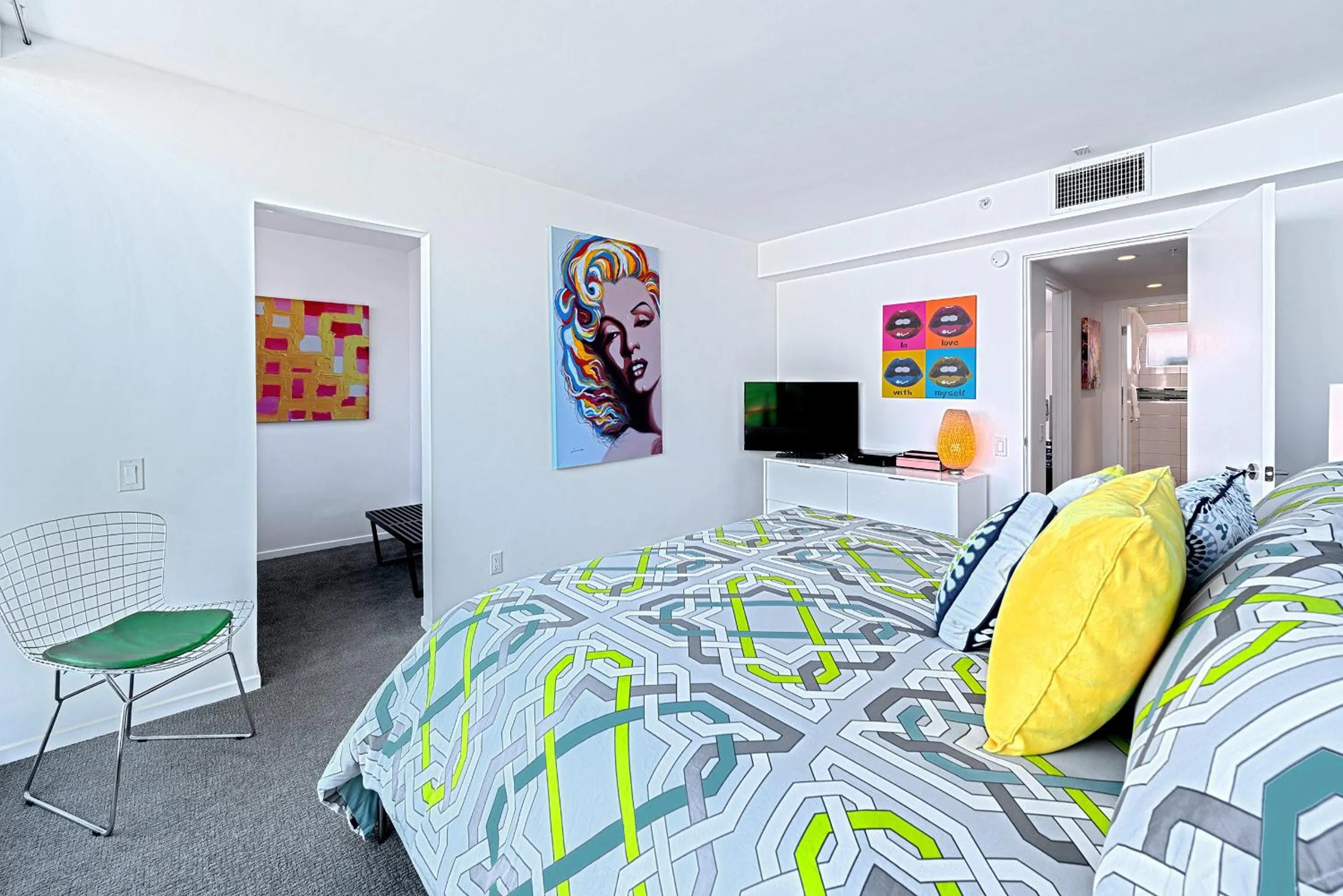 Bed in The Twist Palm Springs