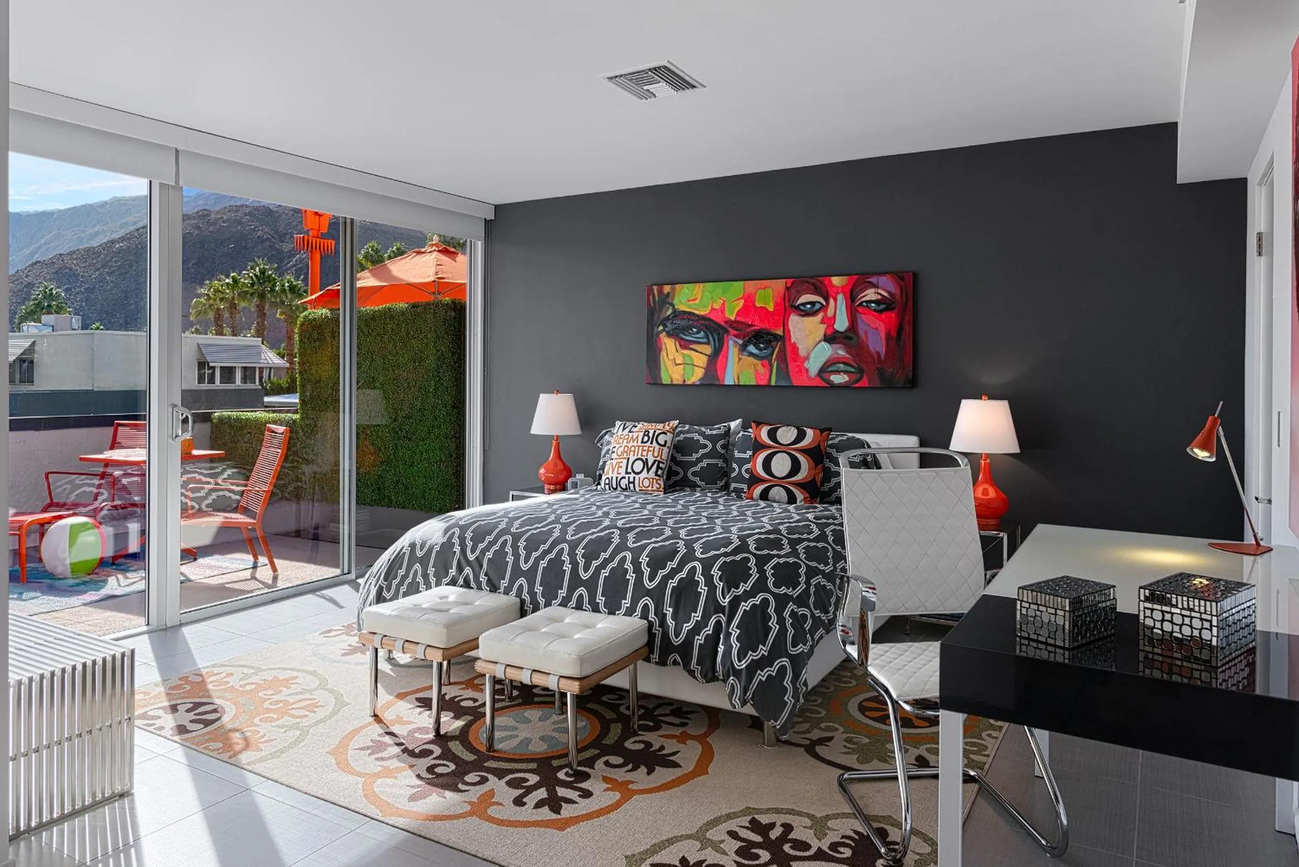 Bed in The Twist Palm Springs