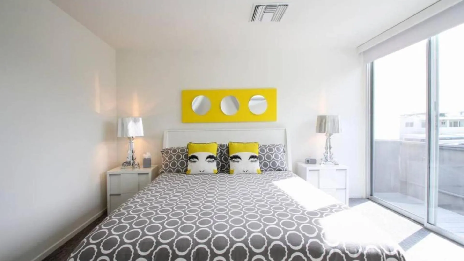 Bed in The Twist Palm Springs