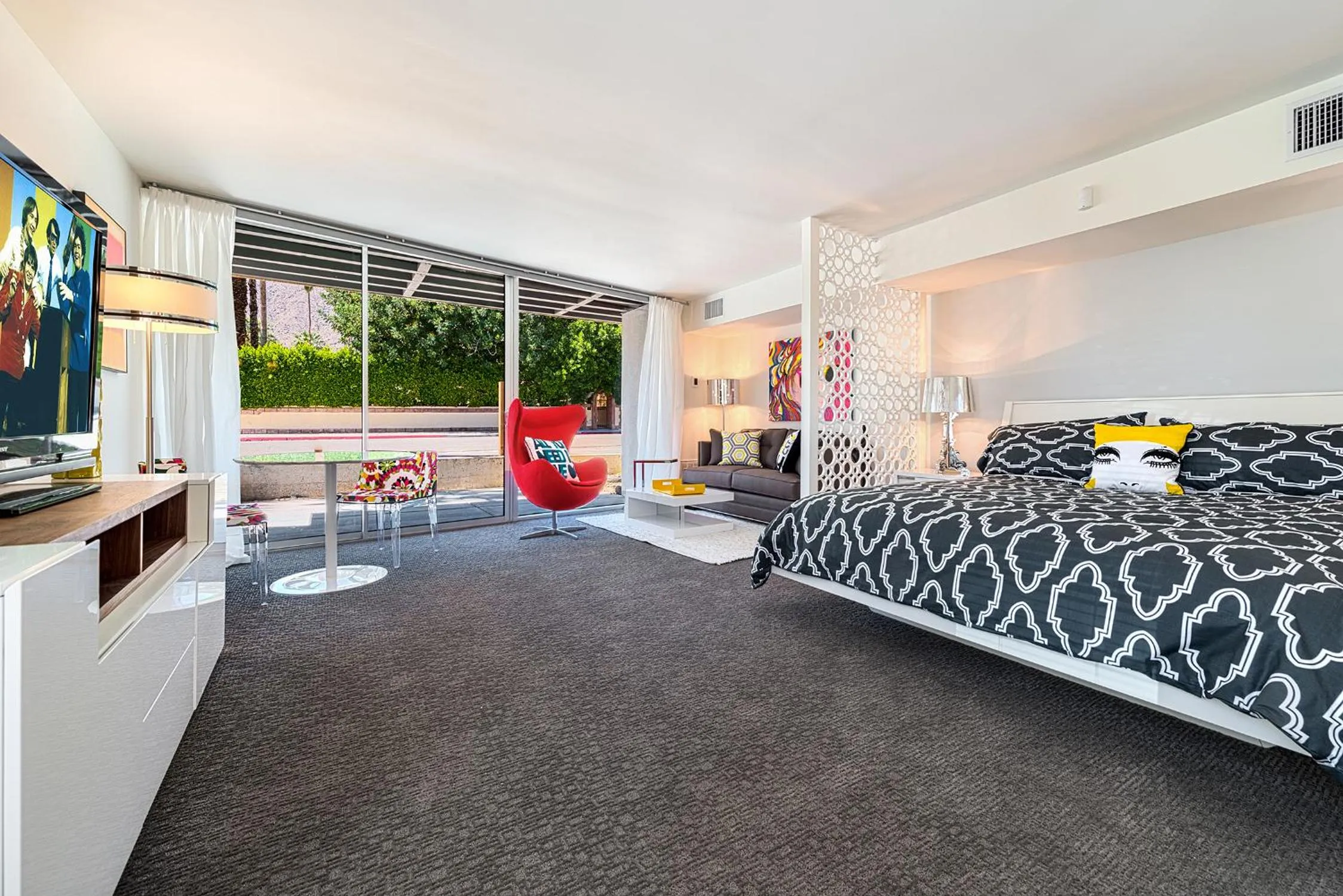 Bed in The Twist Palm Springs