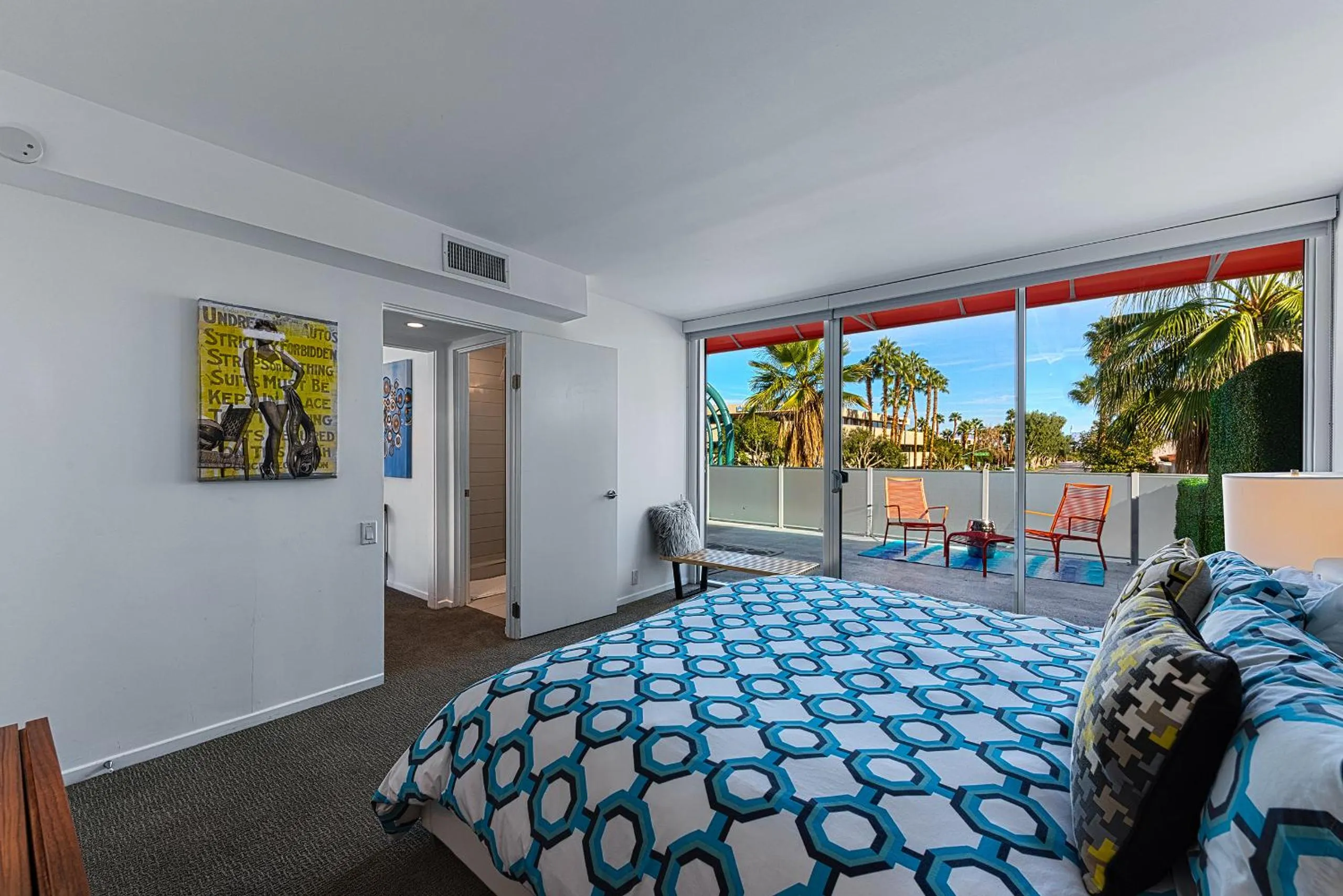 Bed in The Twist Palm Springs