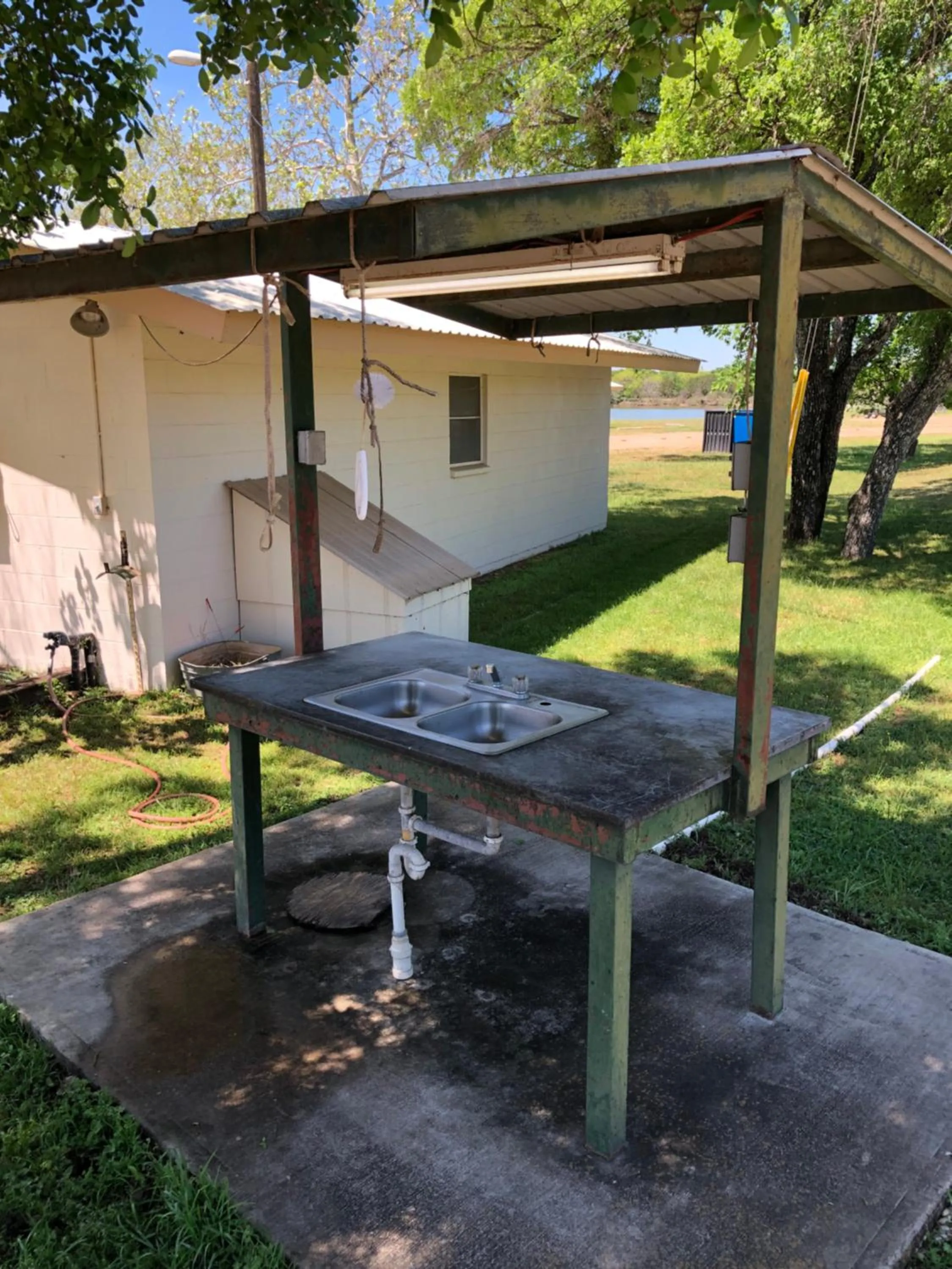 Fishing in Oasis Lake Buchanan