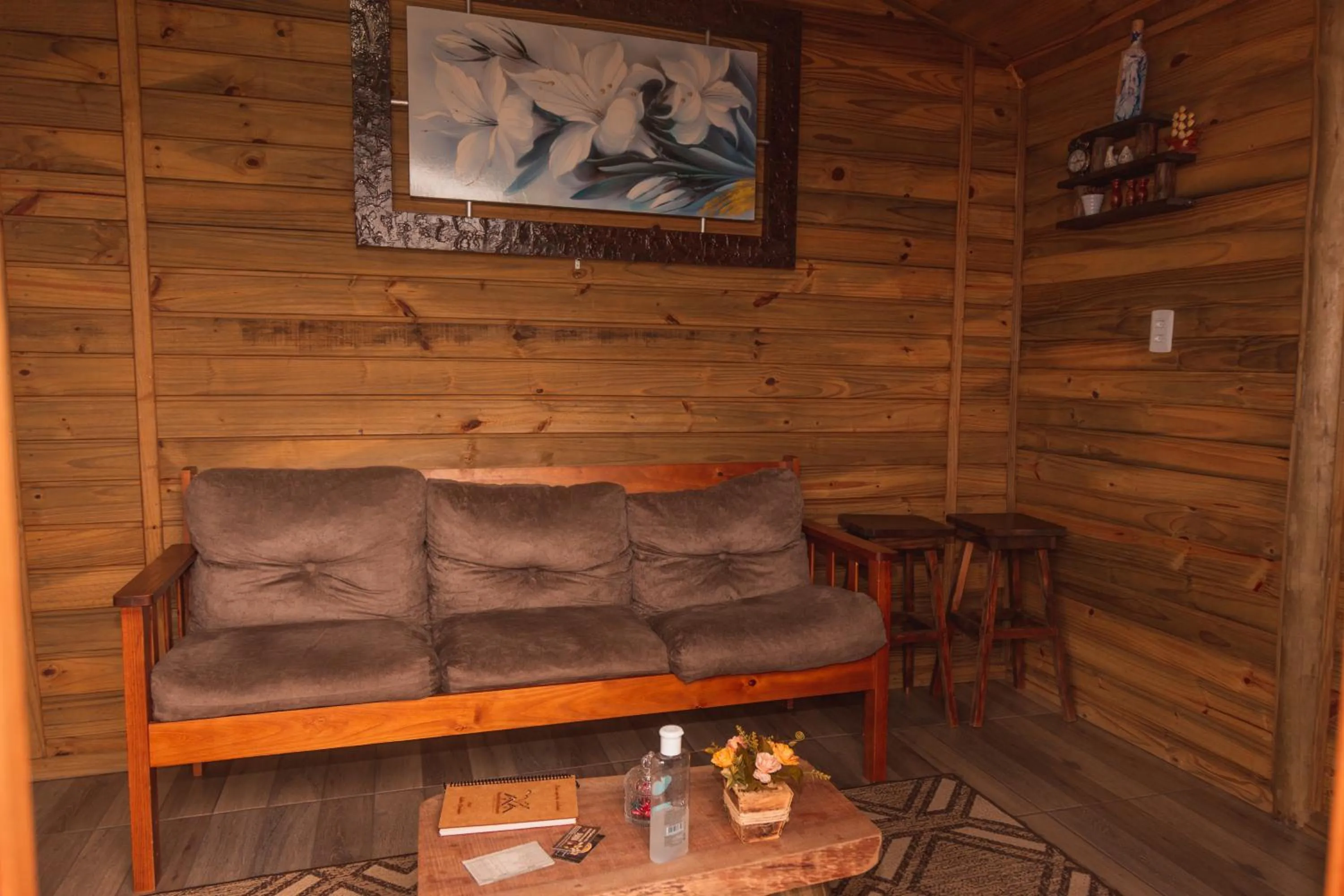 Seating area in Pousada Recanto dos Canyons