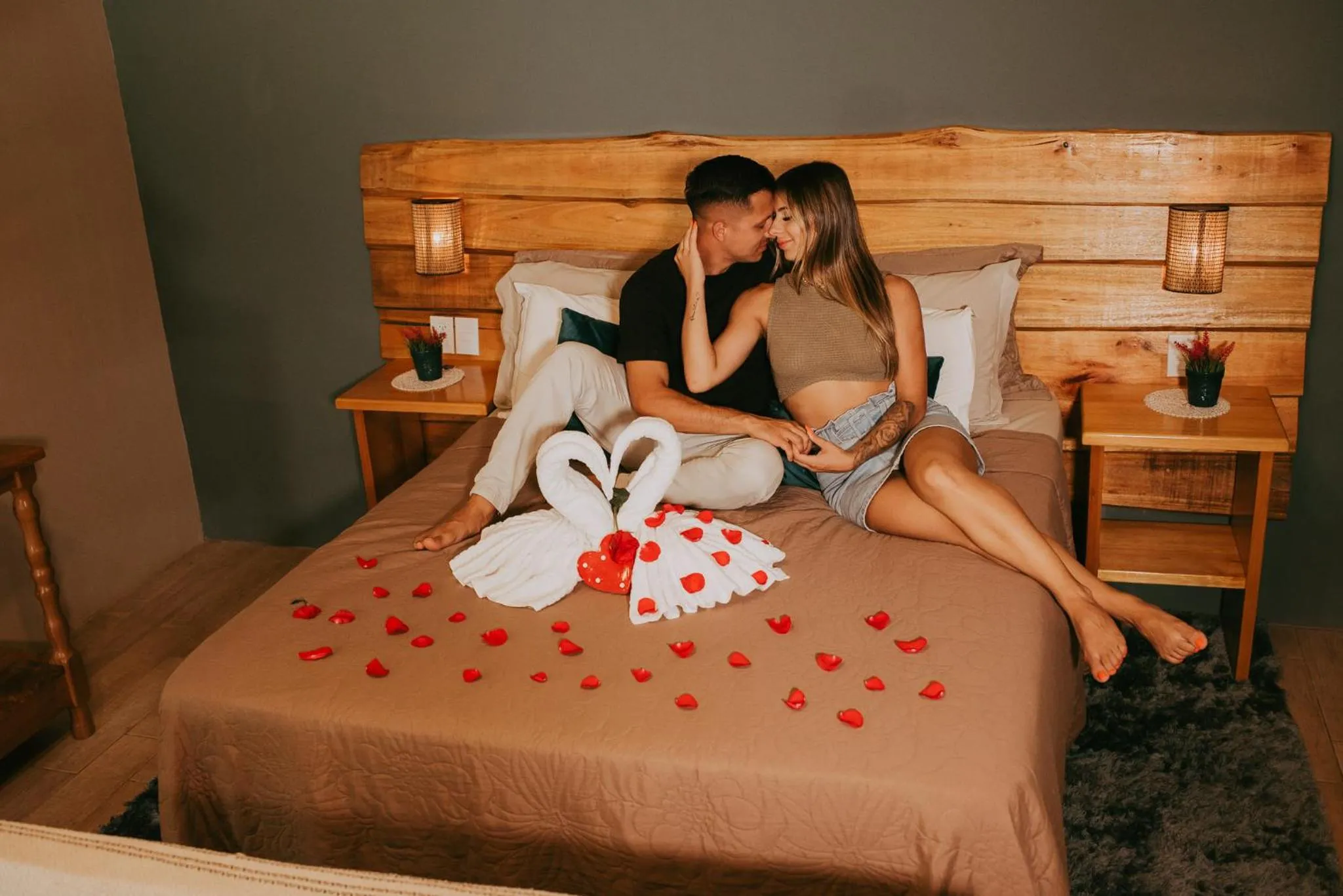 Bedroom, Bed in Pousada Recanto dos Canyons