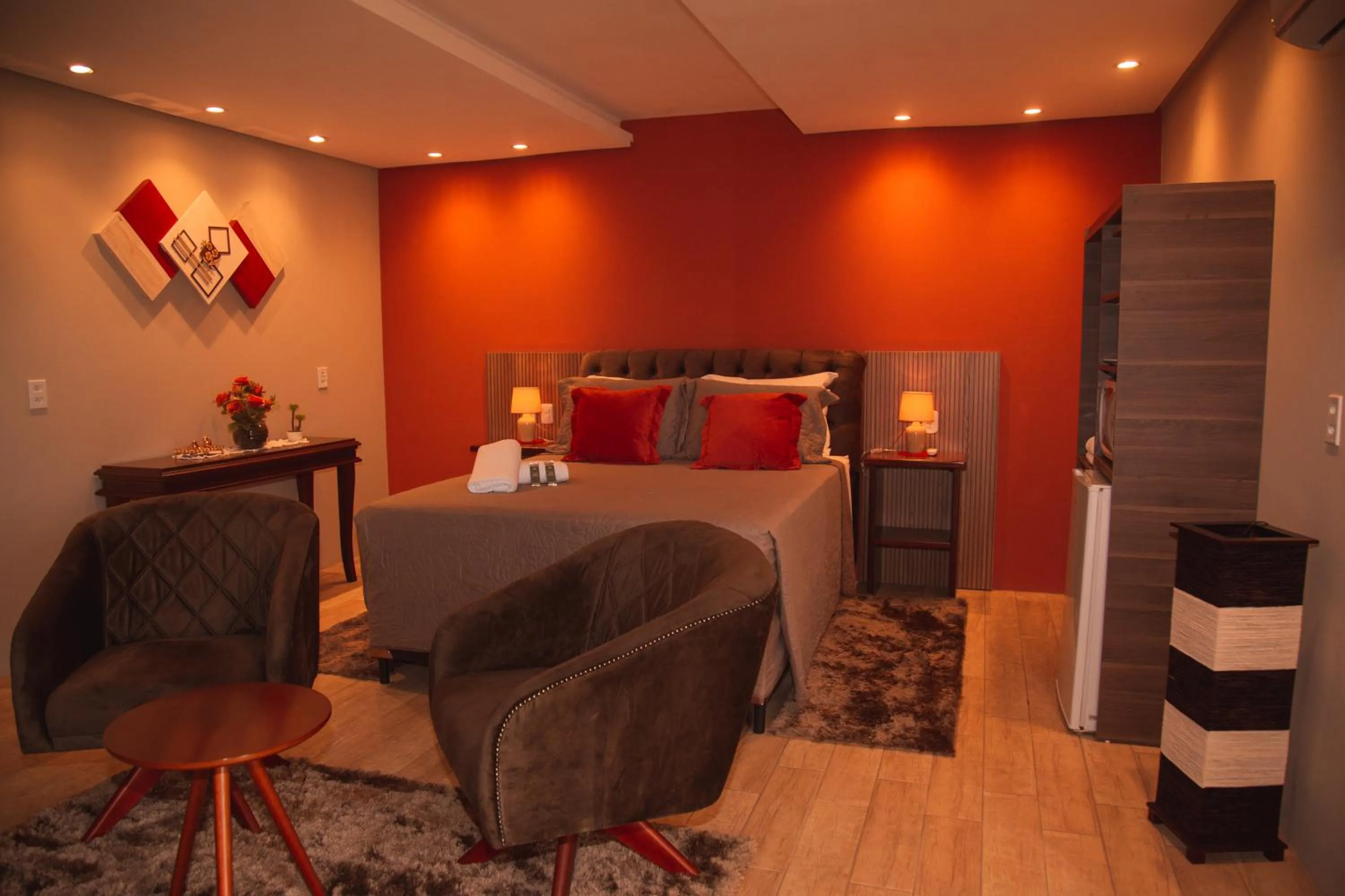 Photo of the whole room, Bed in Pousada Recanto dos Canyons