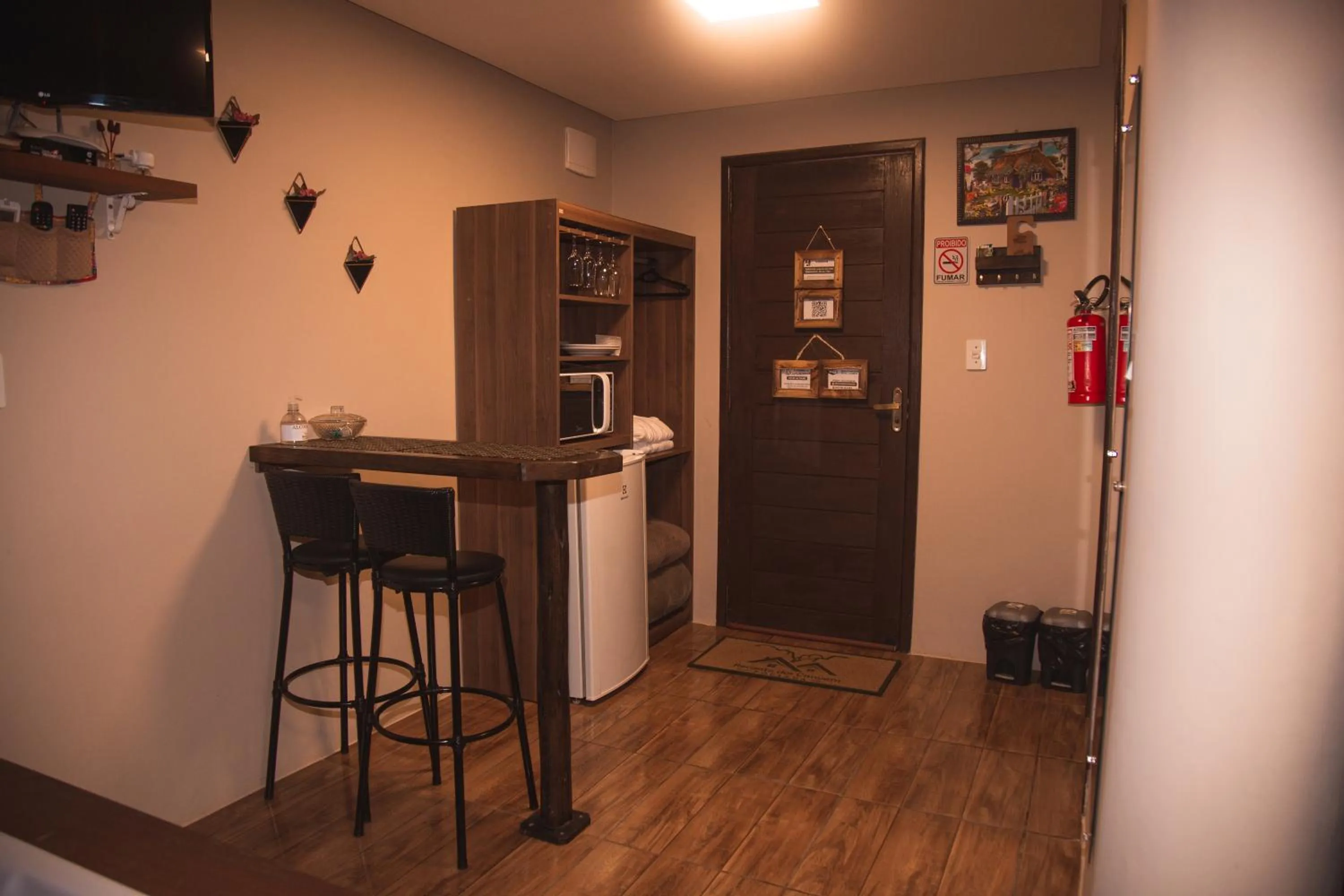 Dining area in Pousada Recanto dos Canyons