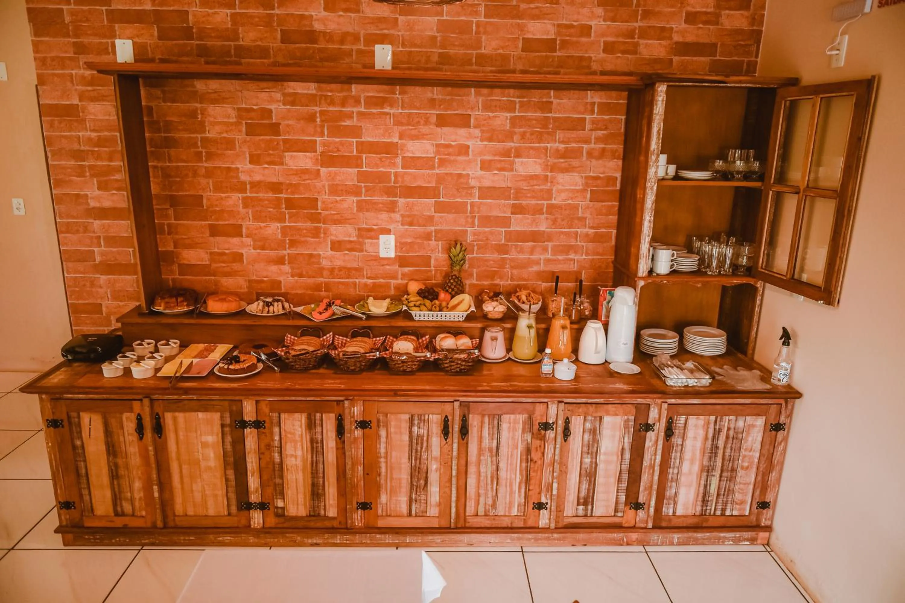 Meals in Pousada Recanto dos Canyons