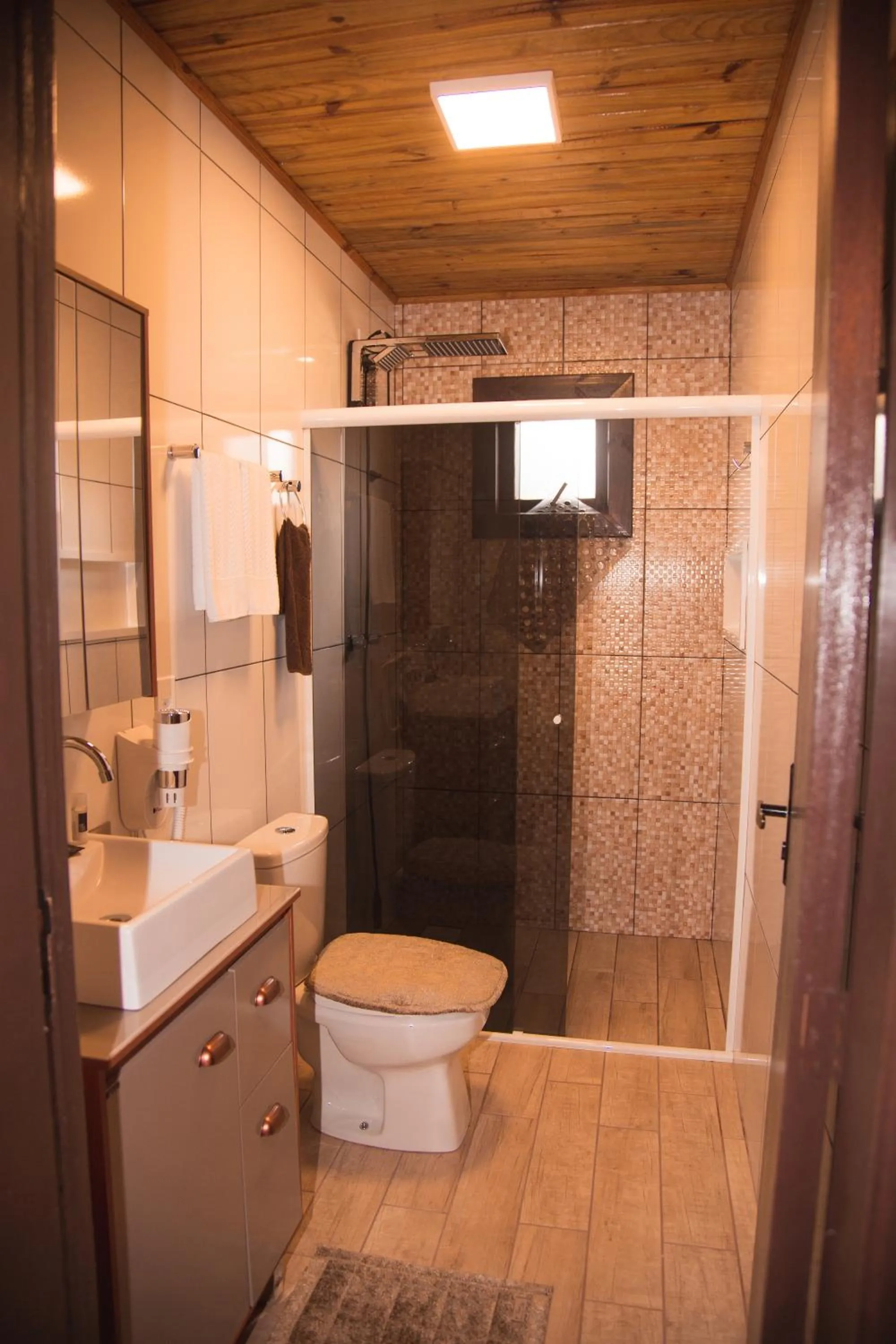 Bathroom in Pousada Recanto dos Canyons