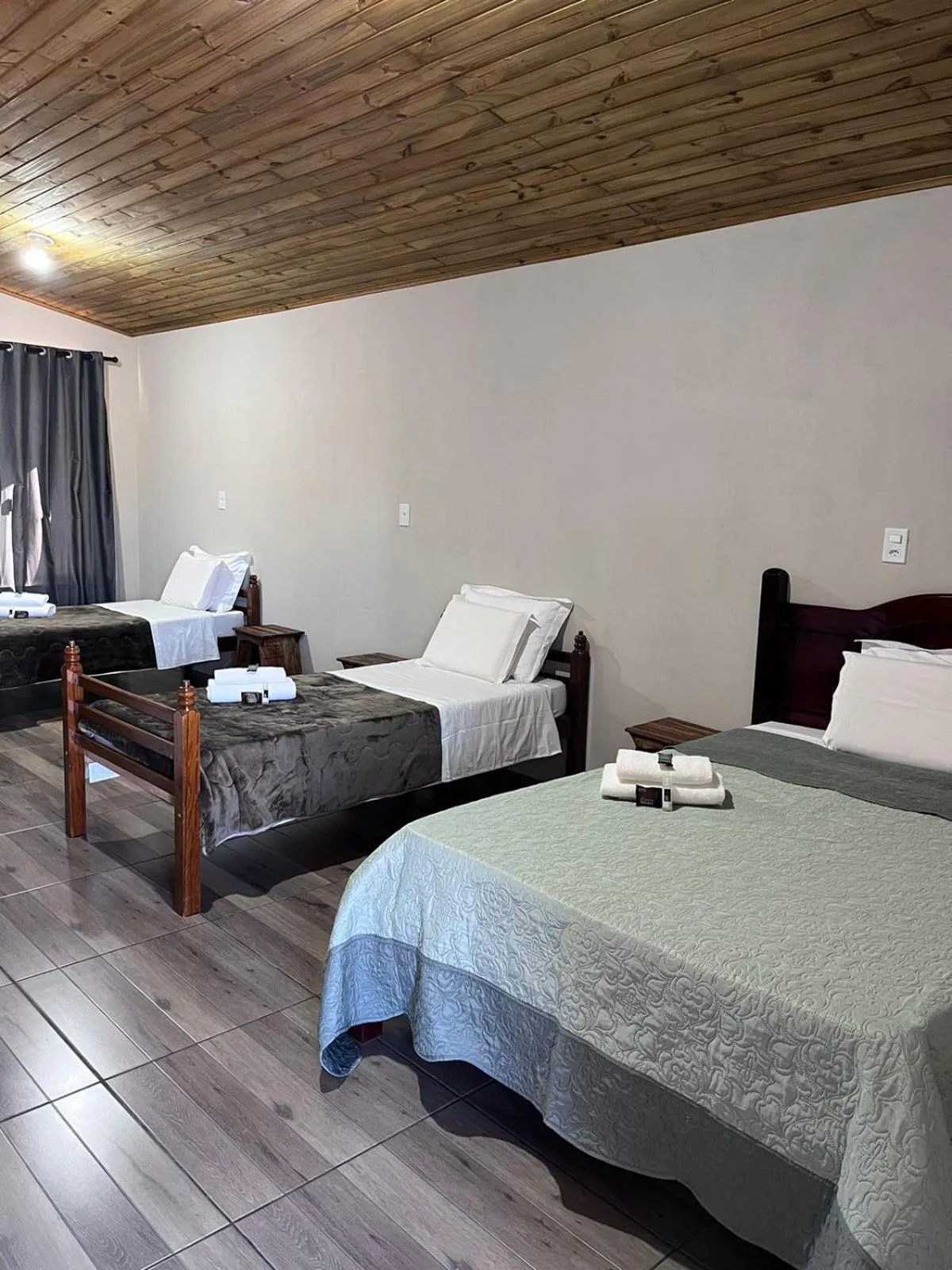 Bed in Pousada Recanto dos Canyons