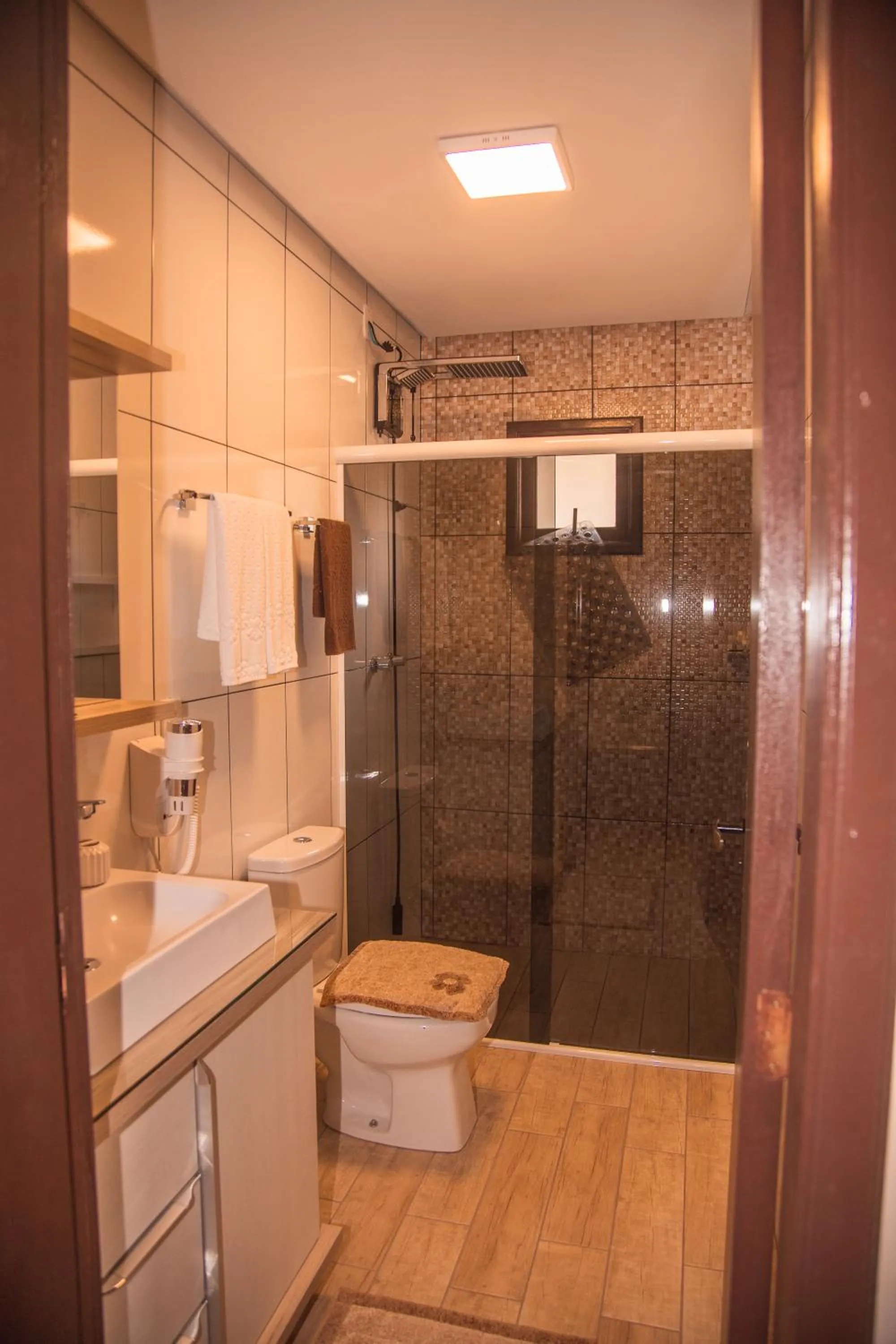 Bathroom in Pousada Recanto dos Canyons