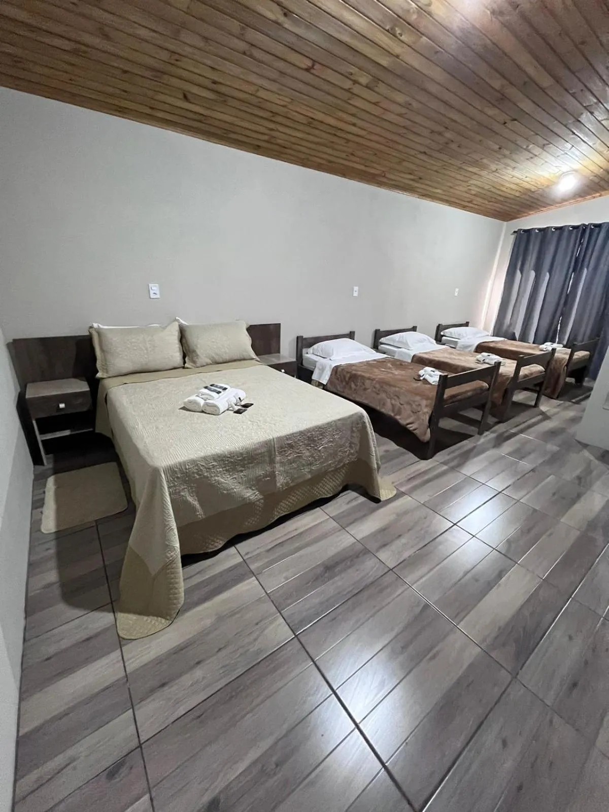 Bed in Pousada Recanto dos Canyons