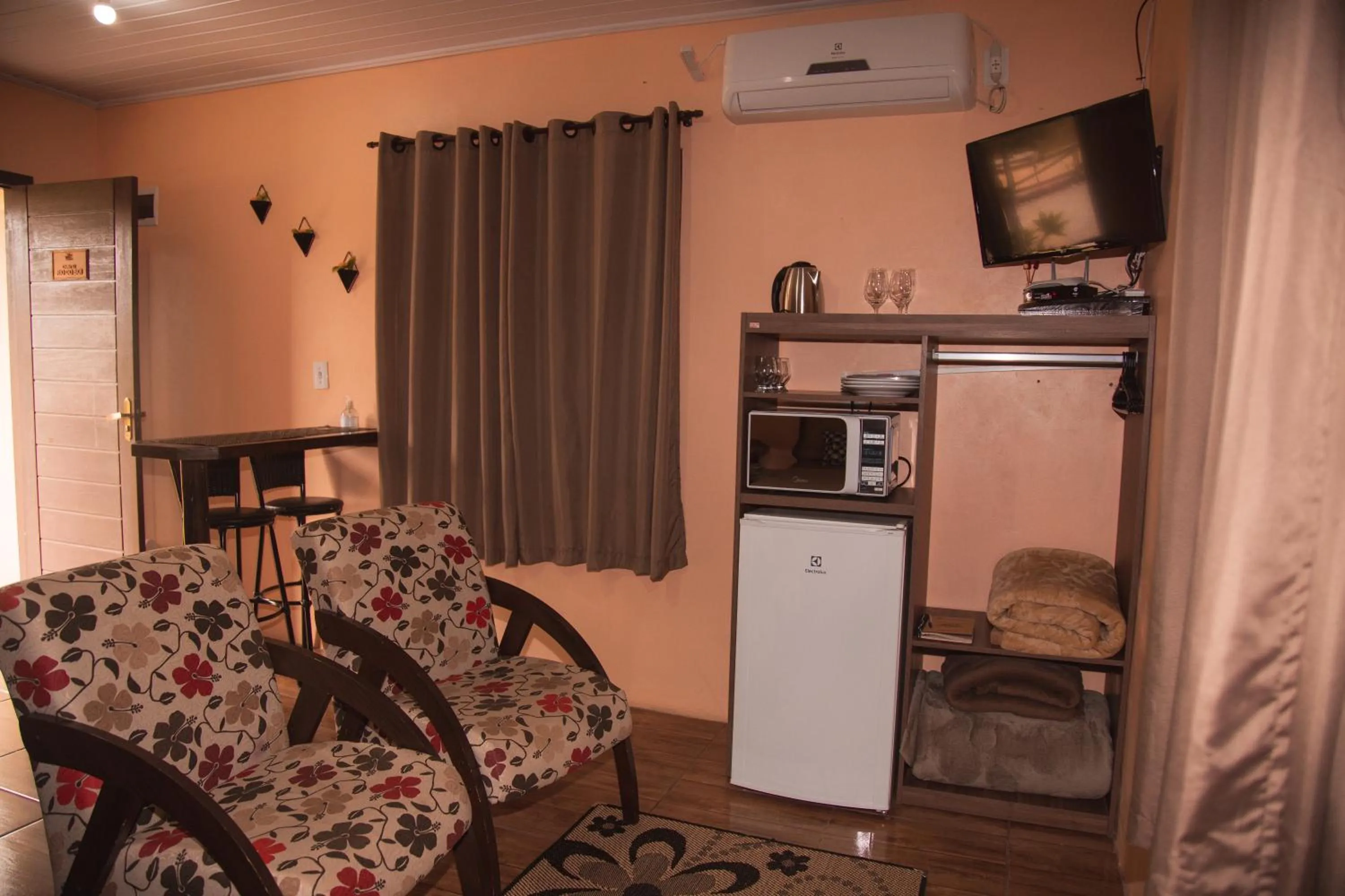 Living room in Pousada Recanto dos Canyons