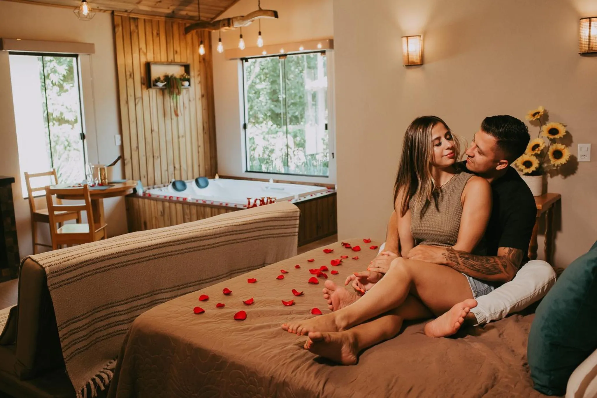 Bedroom, Bed in Pousada Recanto dos Canyons