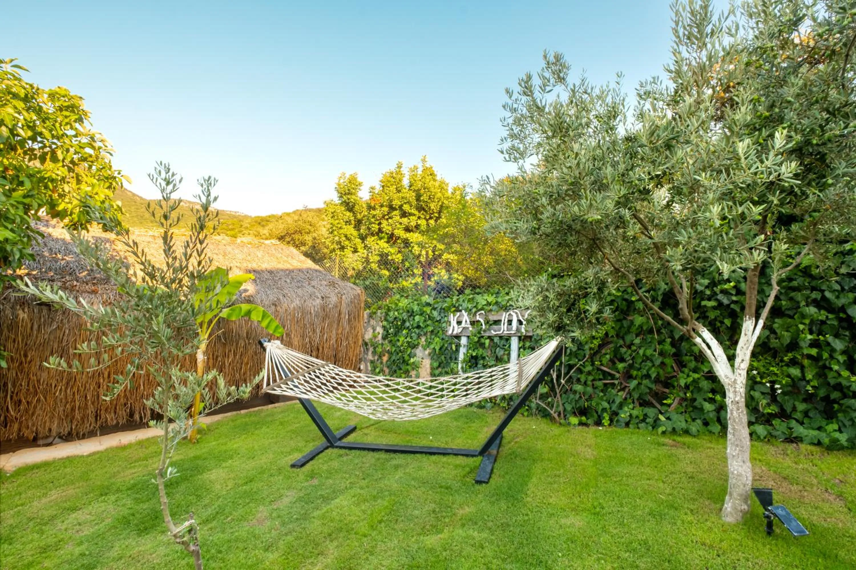 Garden view in Kaş Joy Glamping